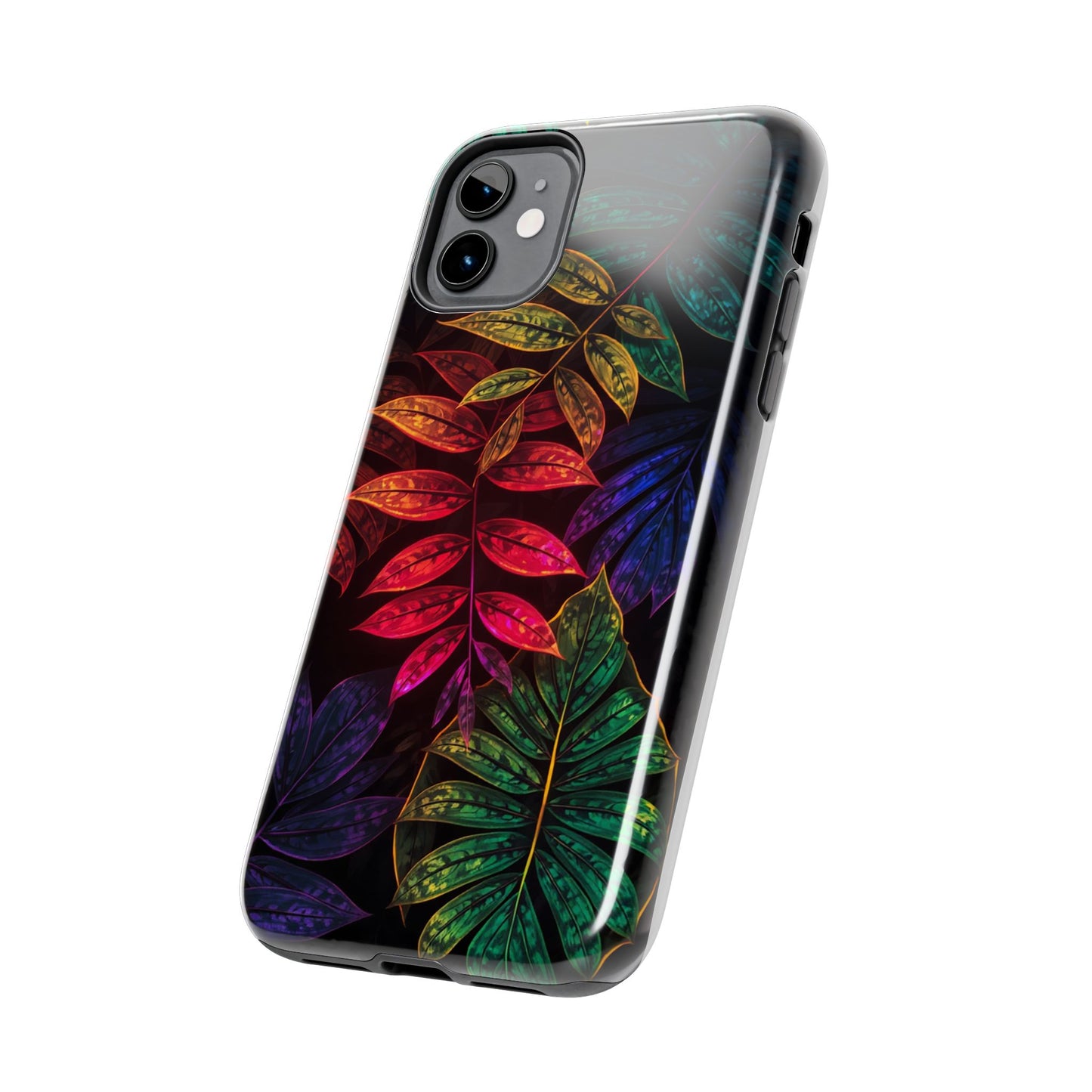 Vibrant Tropical Leaf Tough Phone Case