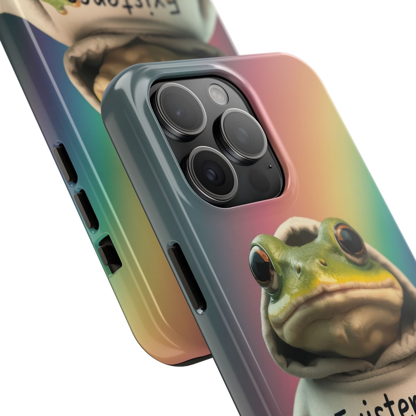 Existence is Pain Frog Phone Case - Tough & Stylish