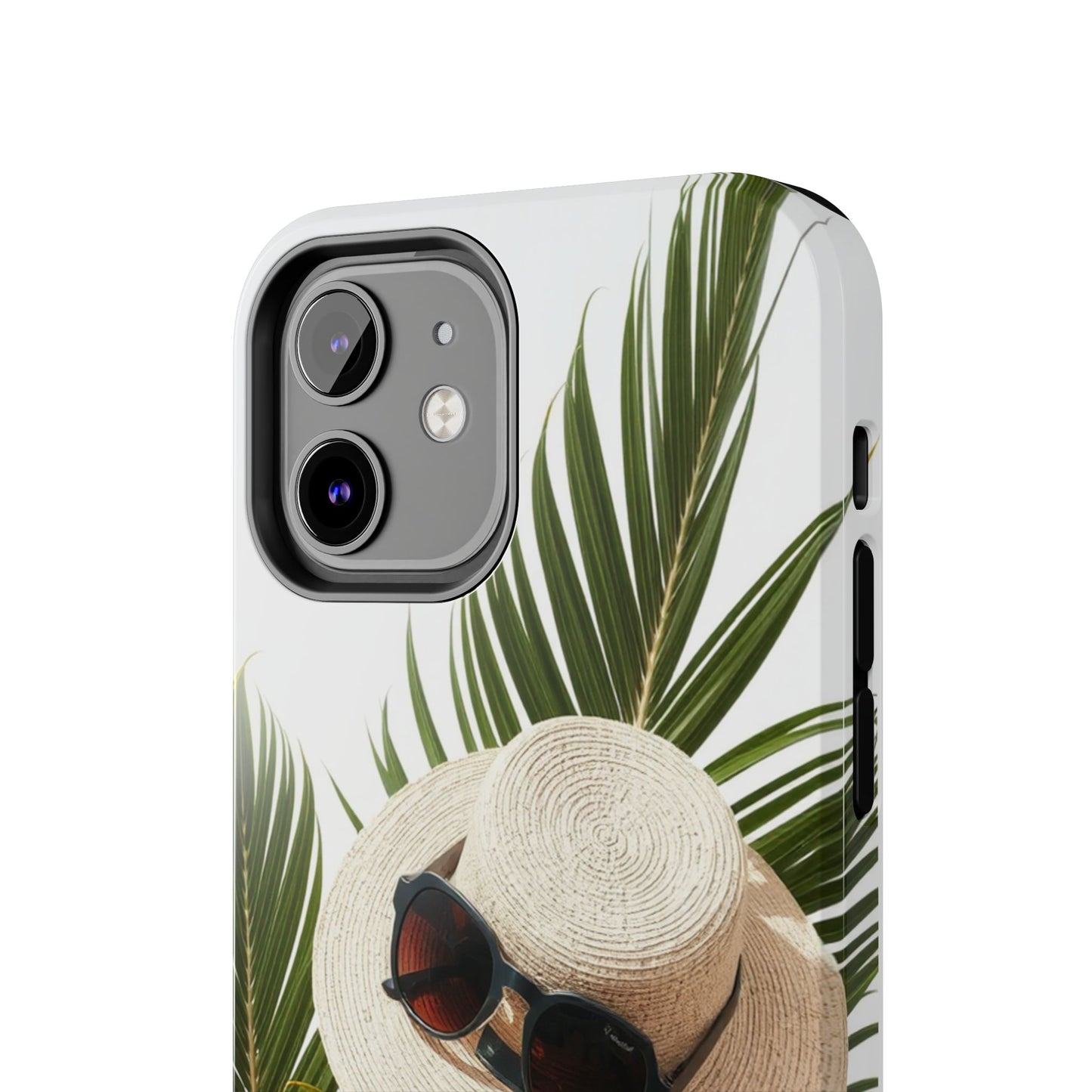 Tropical Phone Case - Summer Vibes with Hat & Sunglasses Design