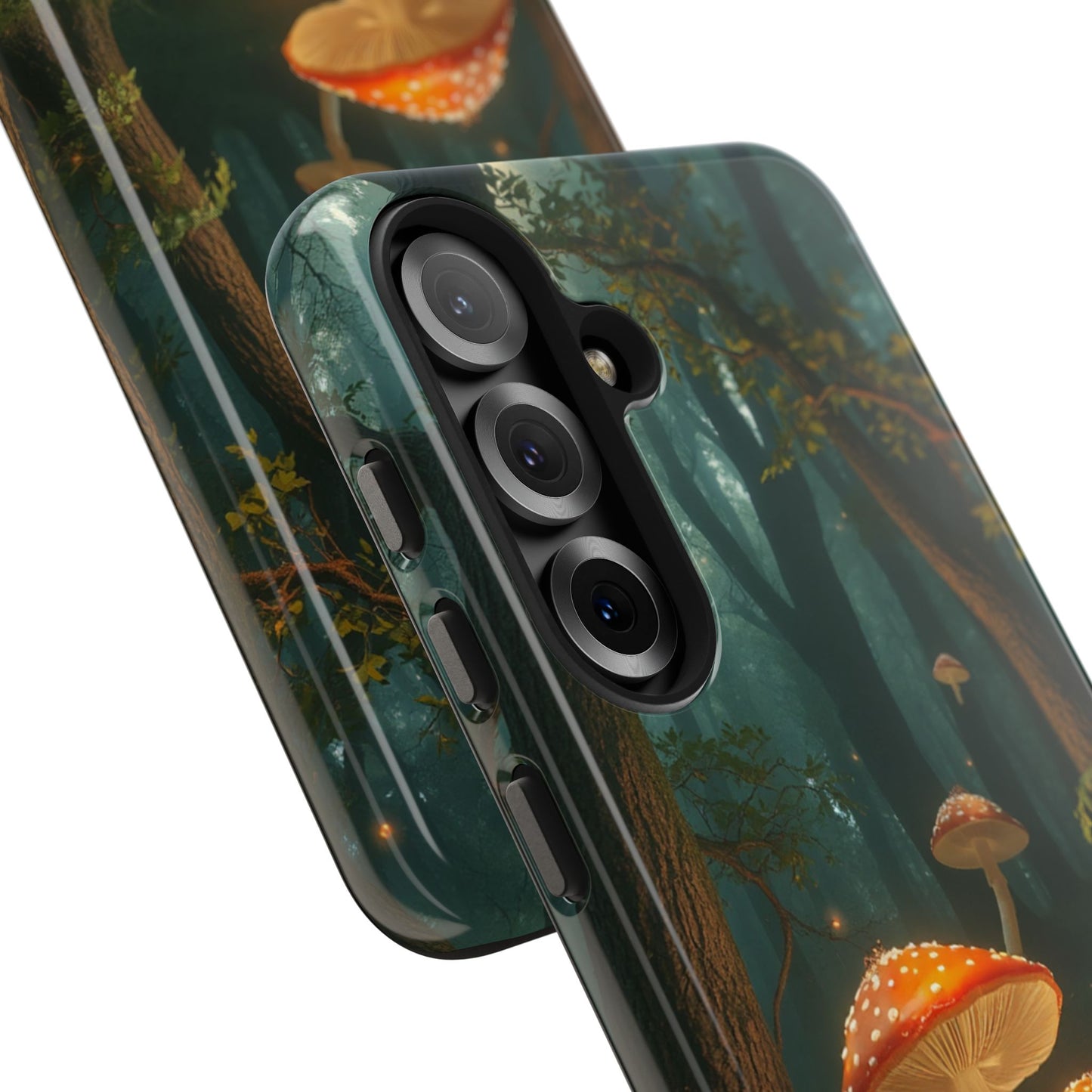 Whimsical Mushroom Tough Phone Case - Forest Fantasy Design