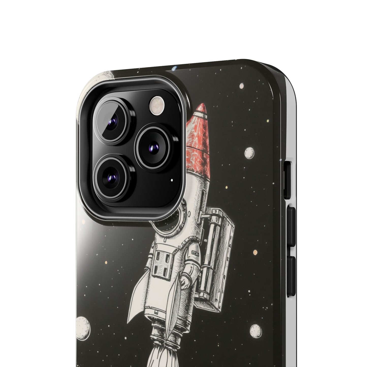 Cool Tough Phone Case for iPhone - Astro-Rocket Bond