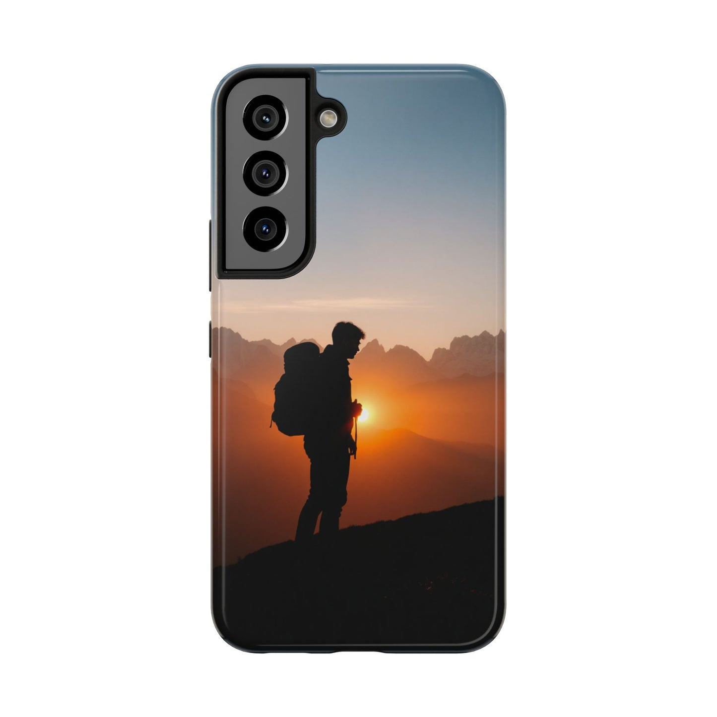 Explorer Adventure Sunset Mountain iPhone Case