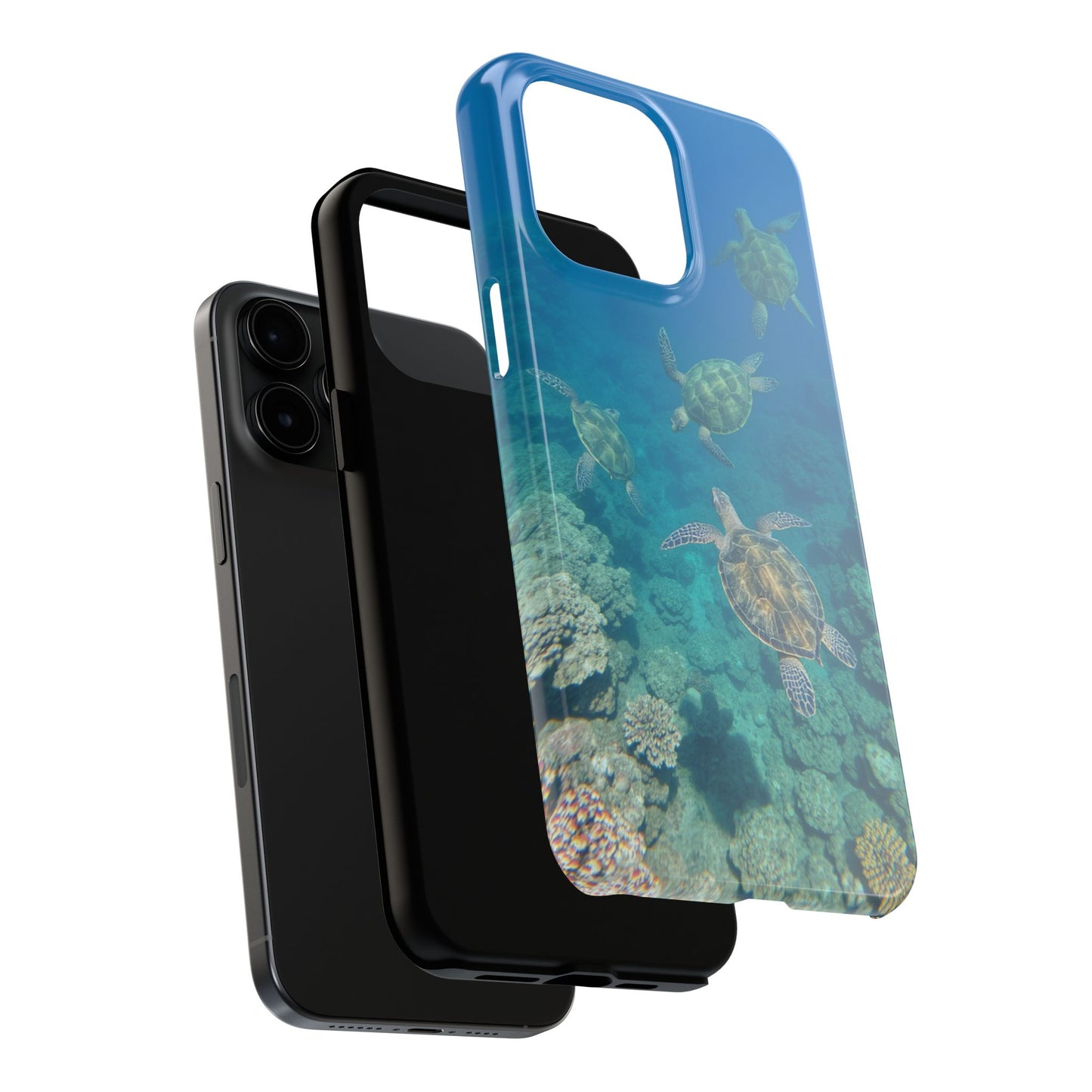 Ocean Turtle Tough Phone Cases - Durable Protection with Marine Art