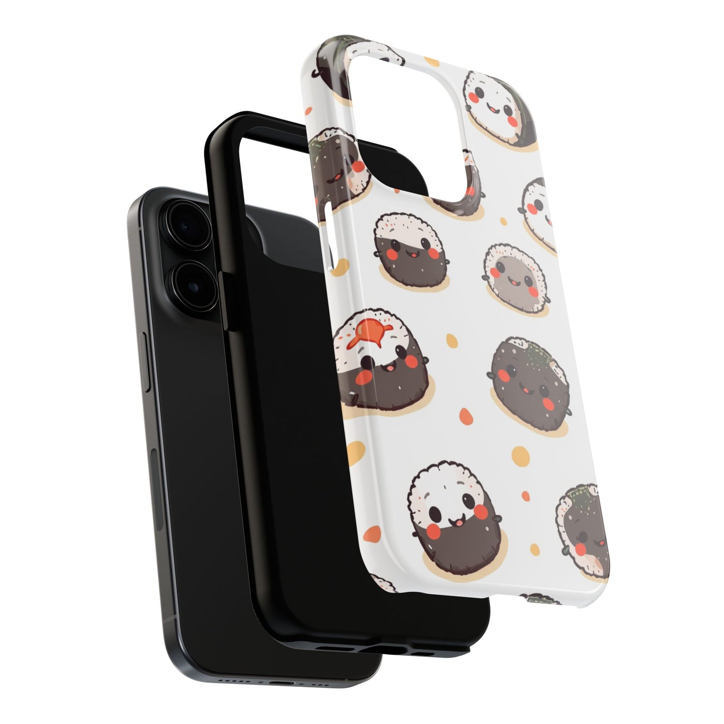 Cute Sushi Tough Phone Case - Kawaii Design for Food Lovers