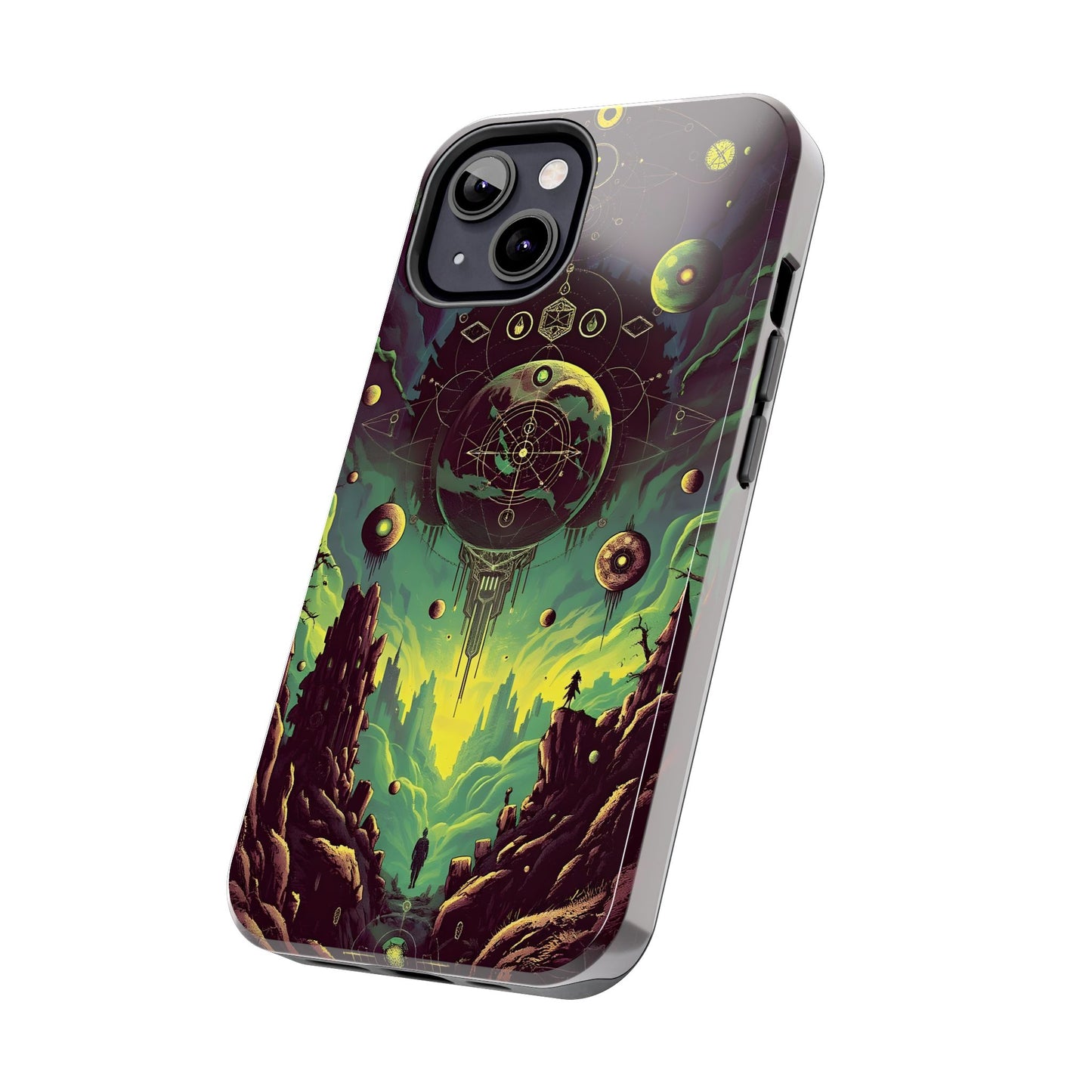 Cosmic Adventure Tough Phone Case - Galaxy Design for Space Enthusiasts - for iPhone