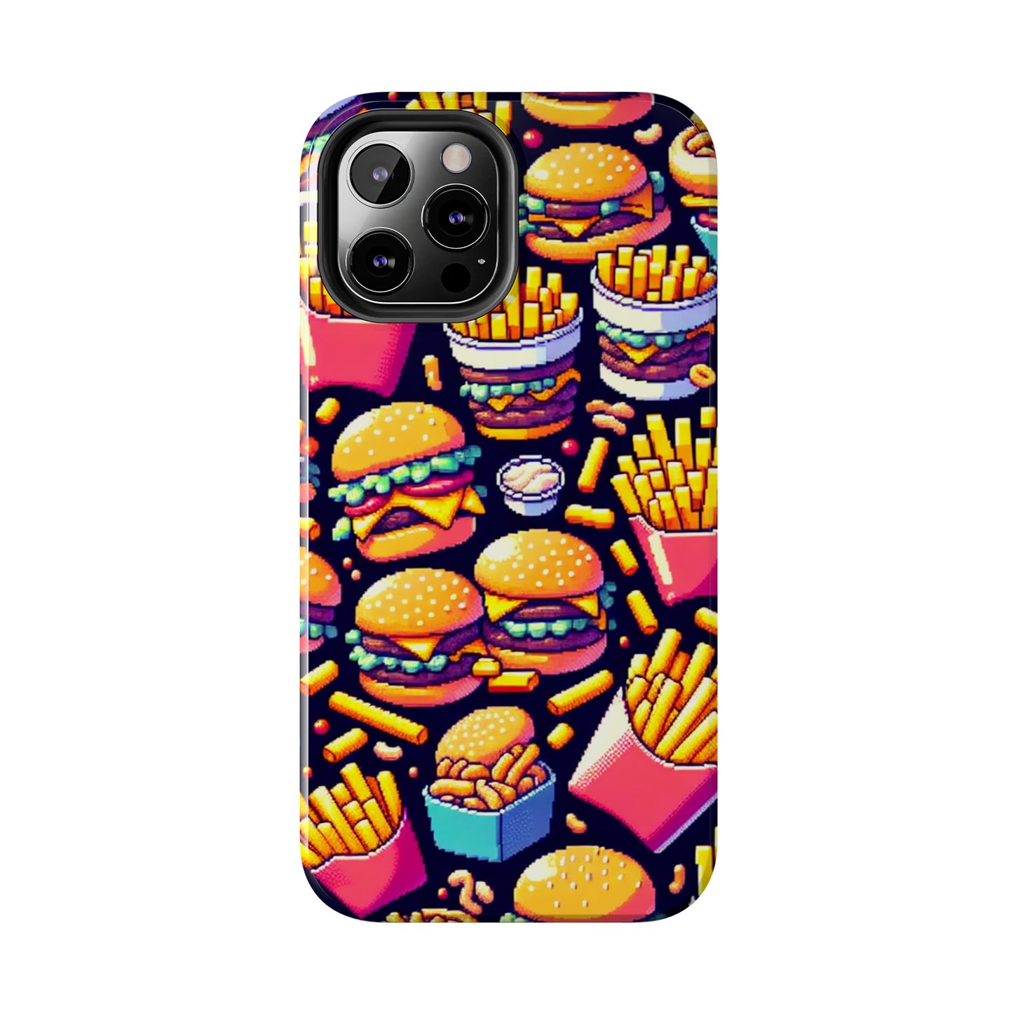 Retro Fast Food Phone Case - Tough and Durable - for iPhone