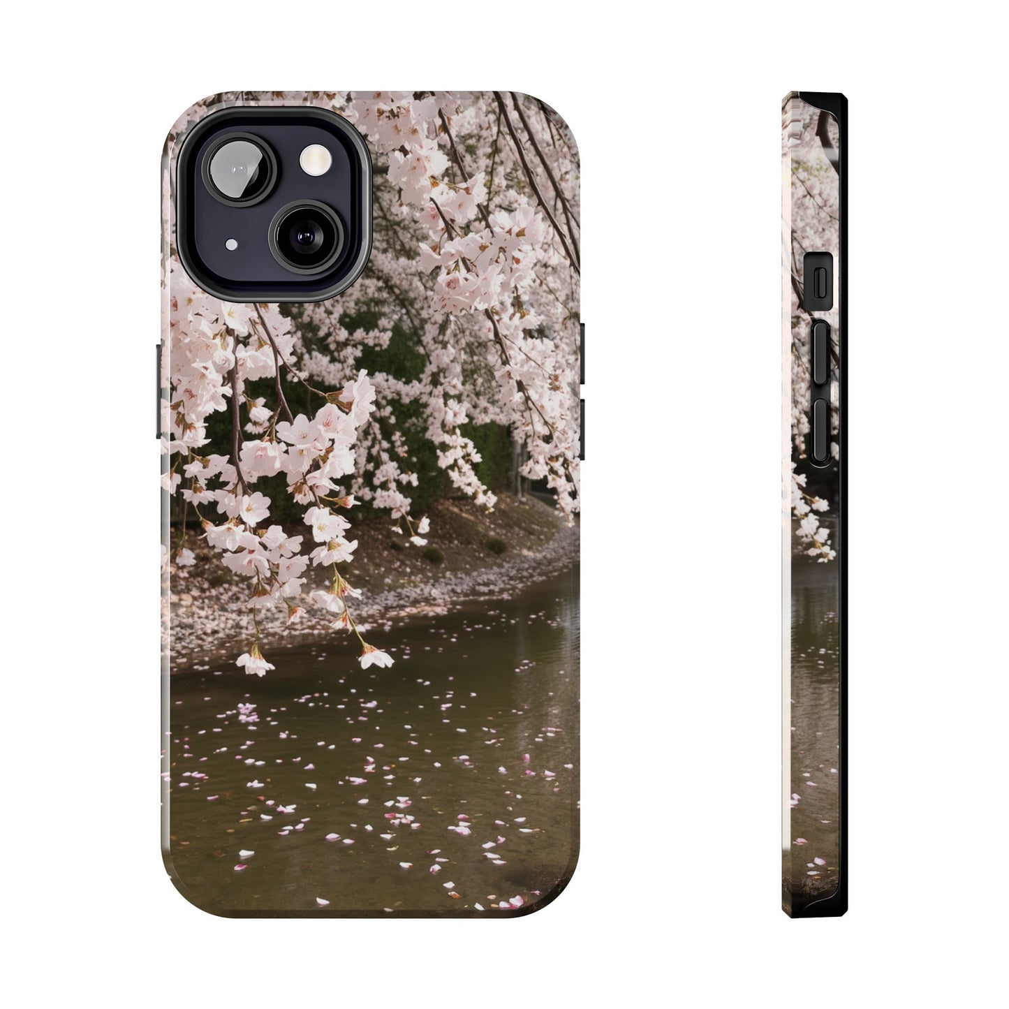 Cherry Blossom Tough Phone Cases - Durable Protection with Floral Serenity