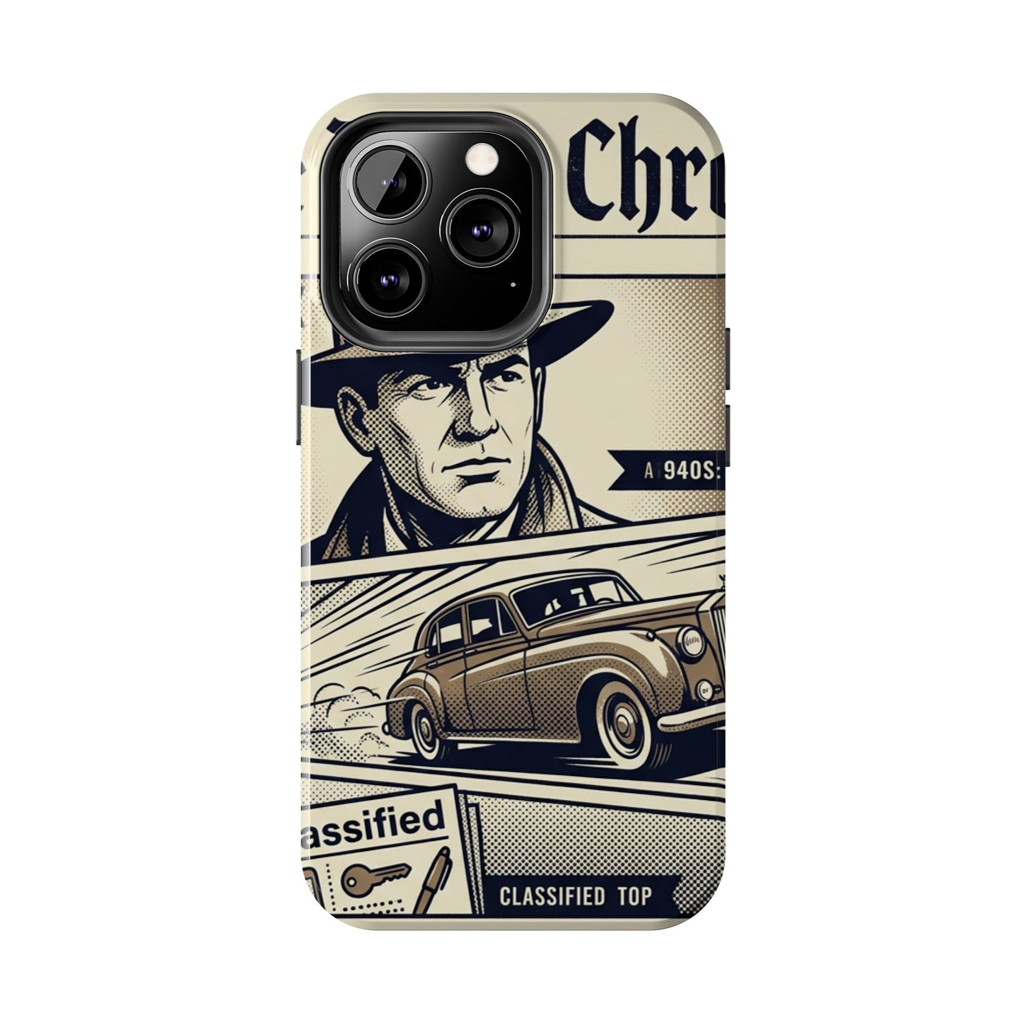 Old Newspaper Tough Phone Case