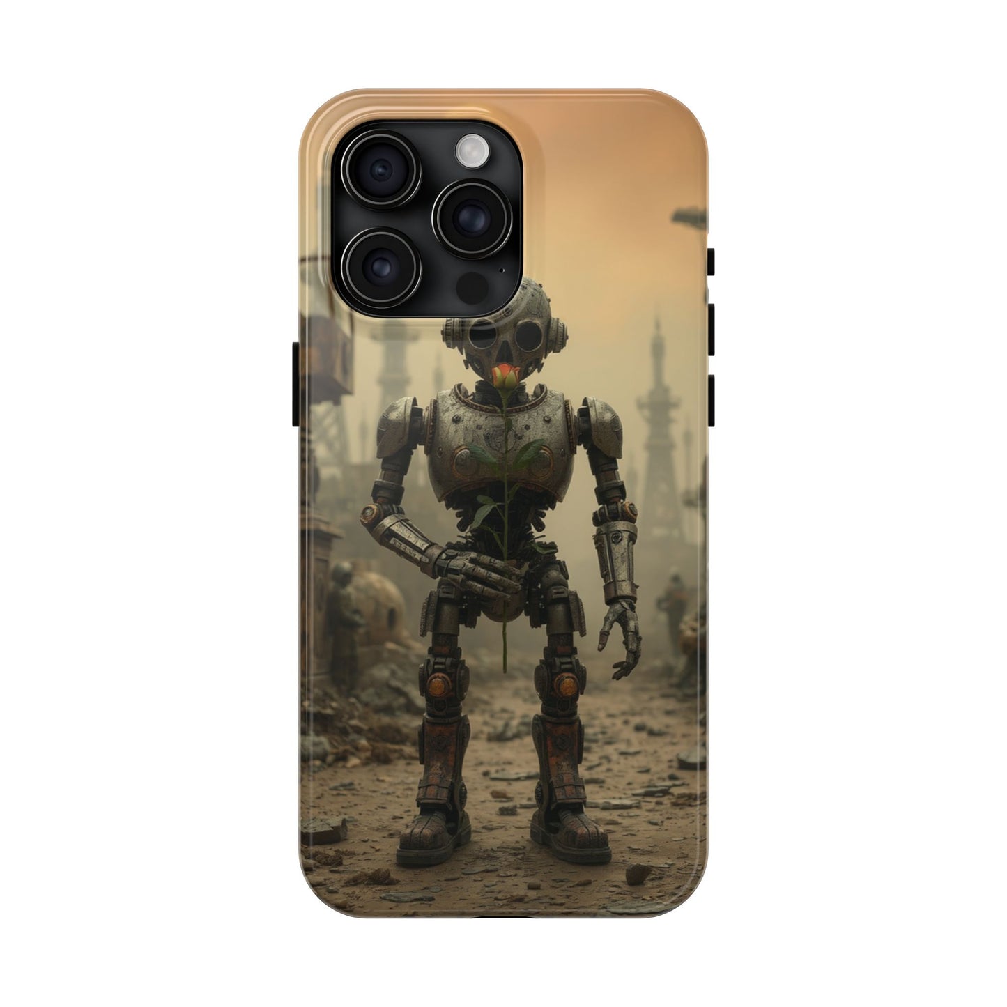 Robotic Sentinel Tough Phone Case - Durable Protector for Sci-Fi Lovers