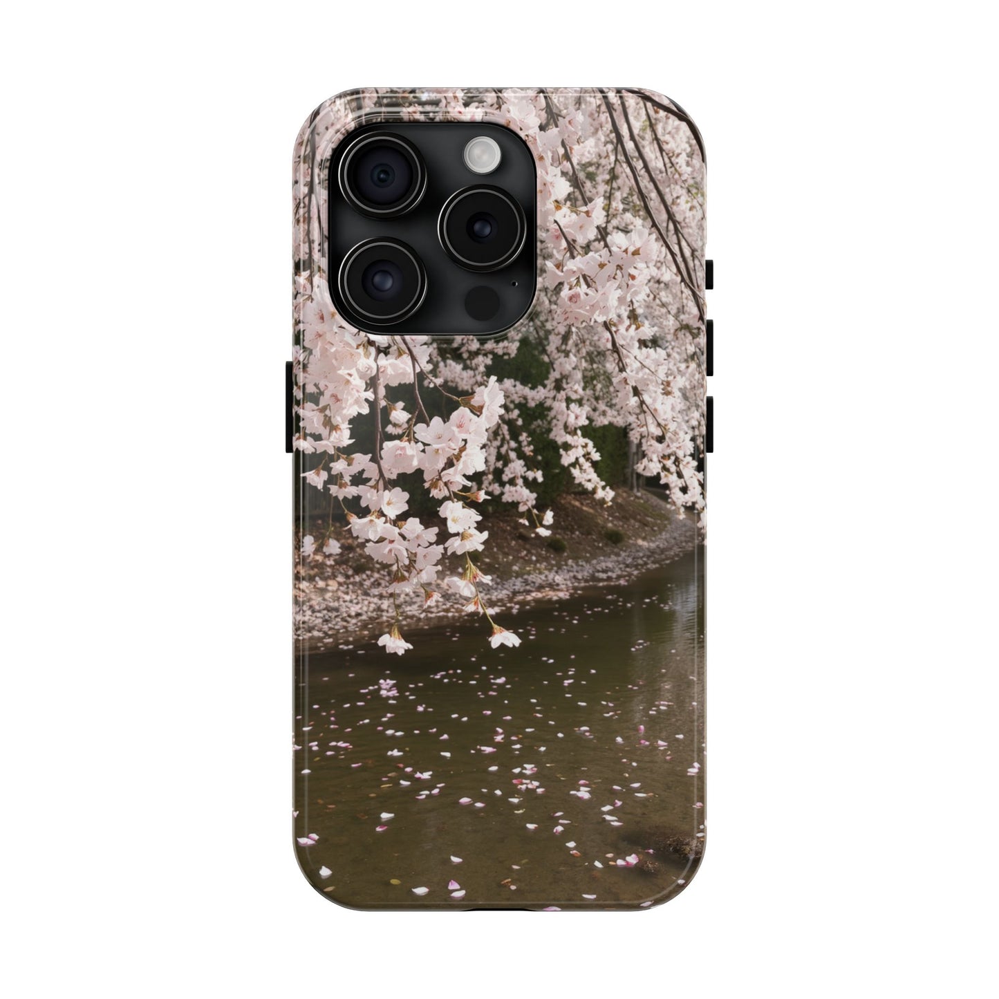 Cherry Blossom Tough Phone Cases - Durable Protection with Floral Serenity