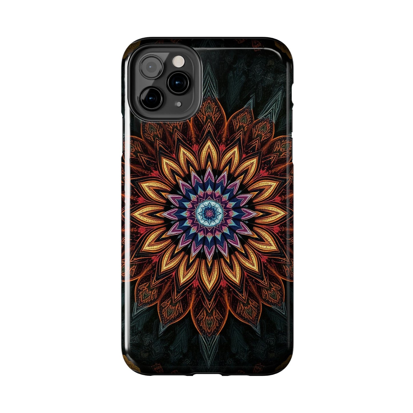 Mystic Mandala Tough Phone Case - Durable Protection with Artistic Design - for iPhone