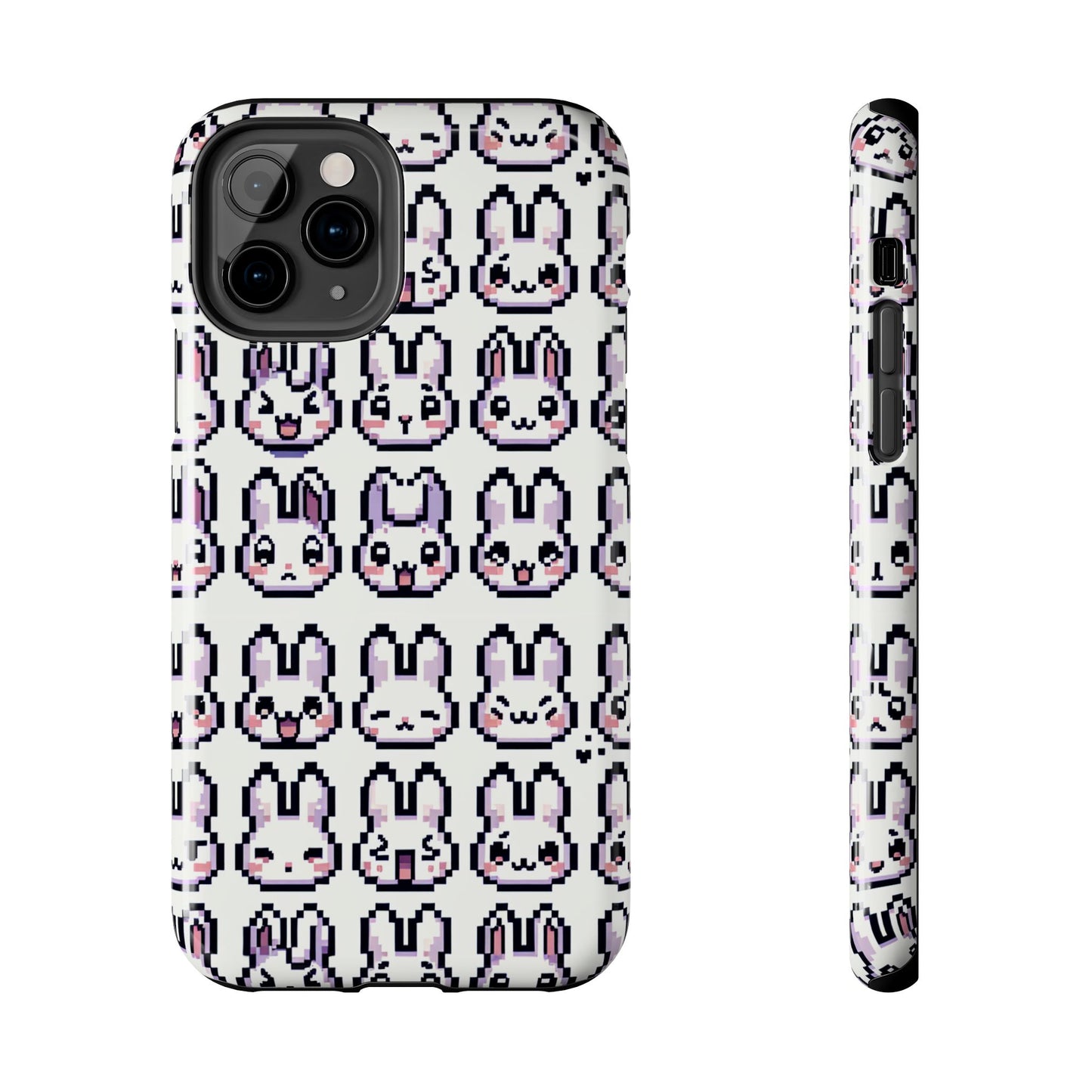 Cute Pixel Bunny Tough Phone Case - Stylish & Protective Cover for iPhone