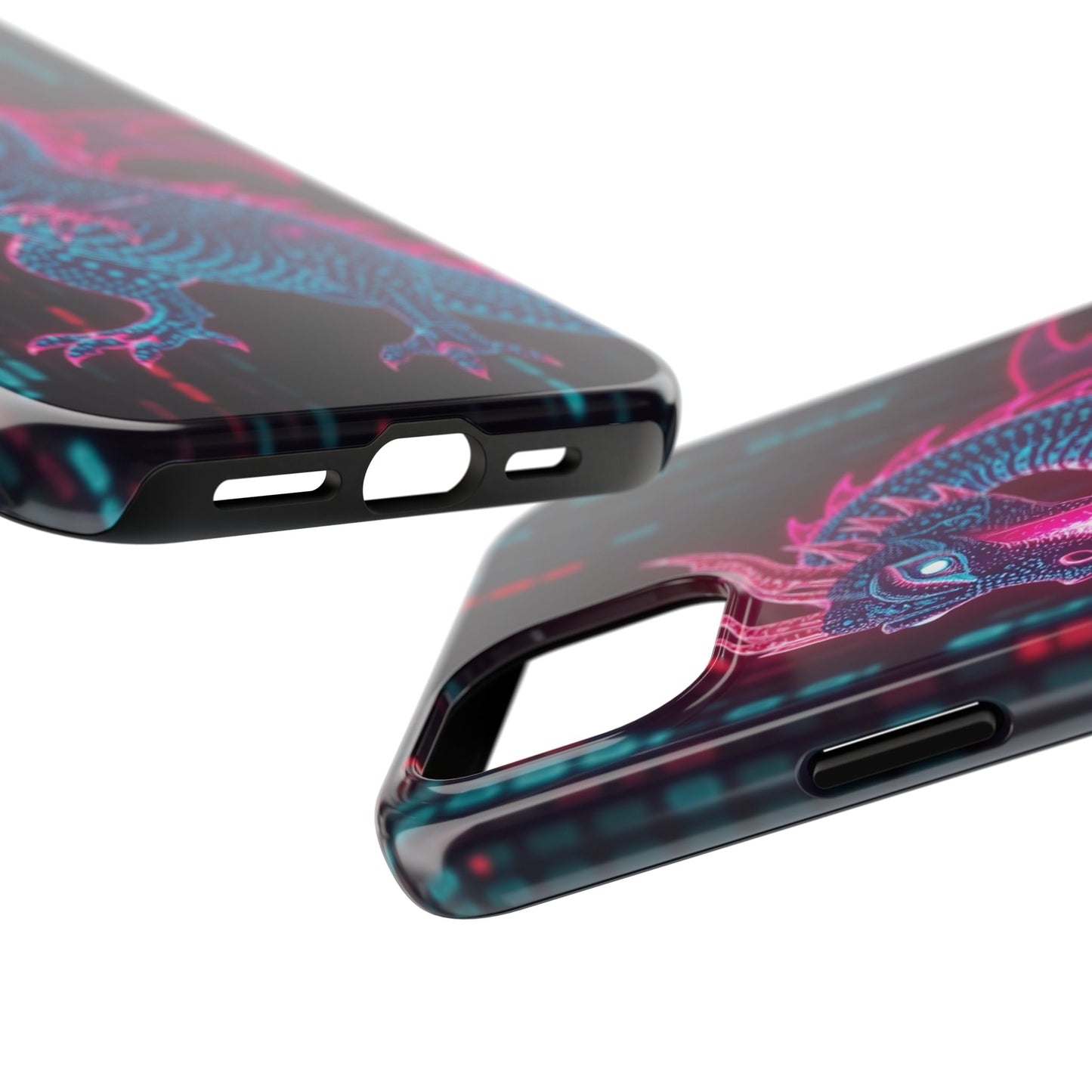 Electrifying Dragon Phone Case - Tough, Stylish Protection for Fantasy Lovers