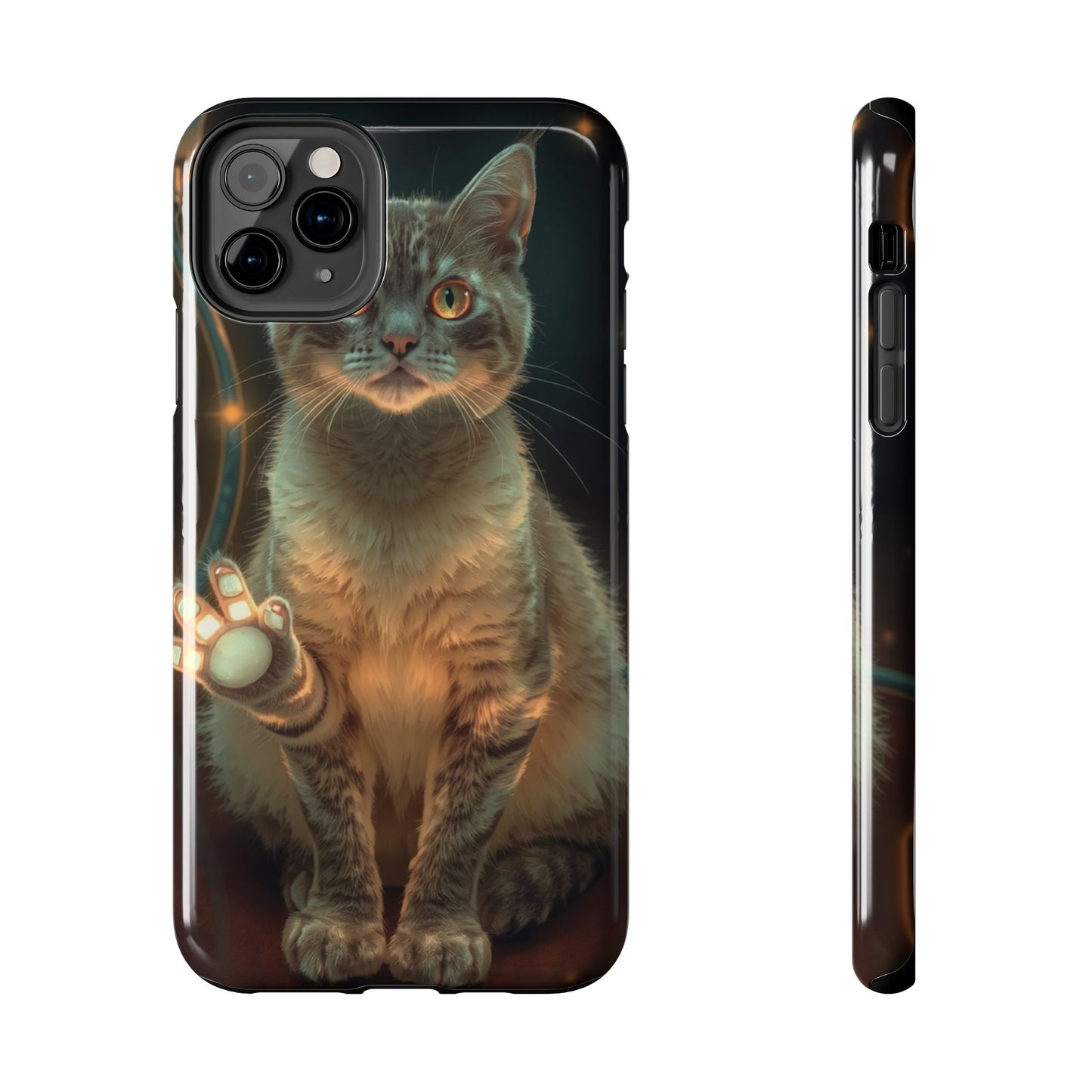 Whimsical Cat Phone Case | Tough Phone Cases for Cat Lovers, Pet Accessories, Gift for Cat Owners, Cute Phone Cover, Personalized Tech