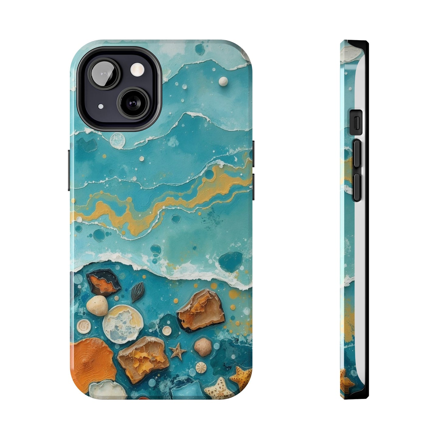 Ocean-Inspired Tough Phone Cases - Coastal Beach Vibe, Easy Accessory for Beach Lovers