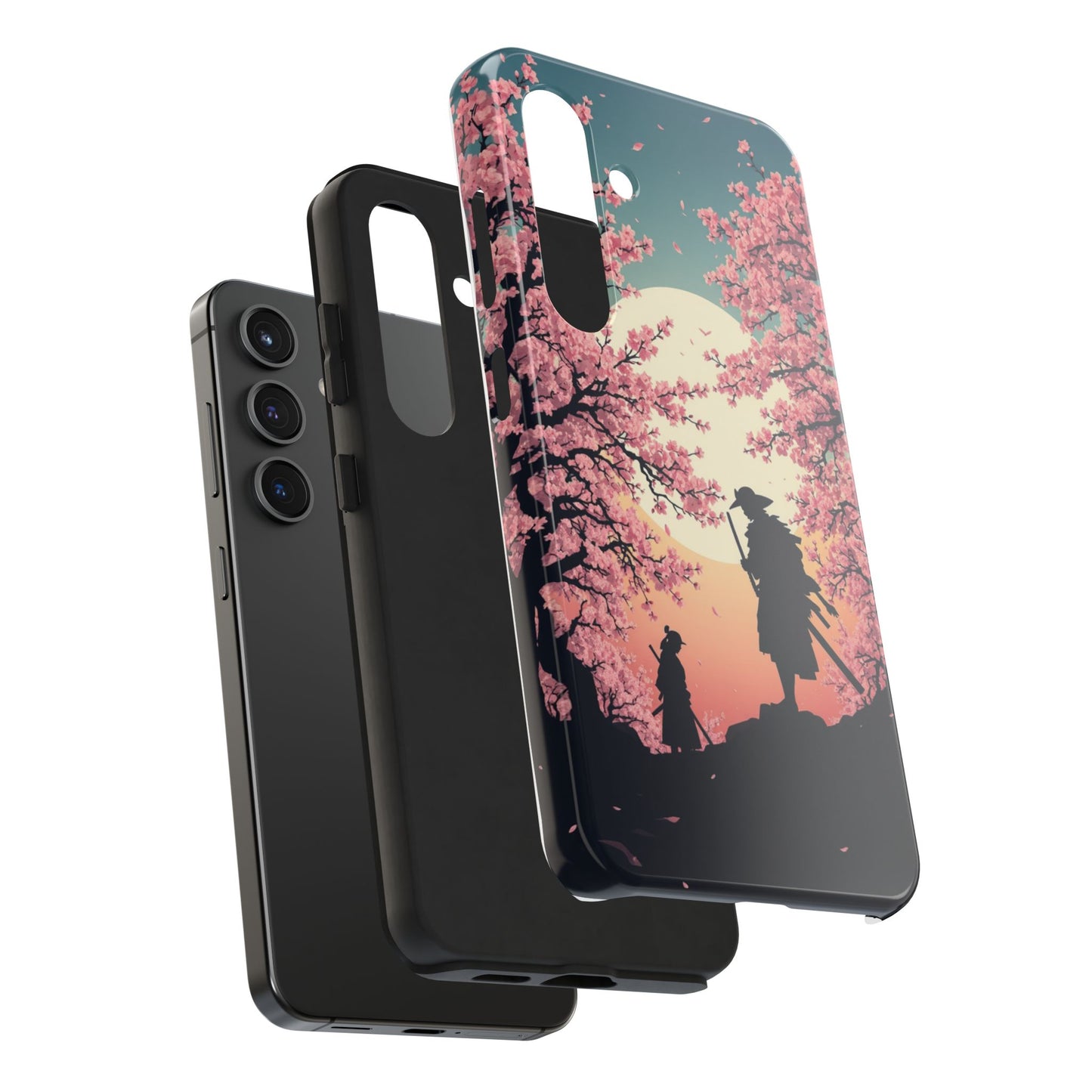 Cherry Blossom Samurai Tough Phone Case