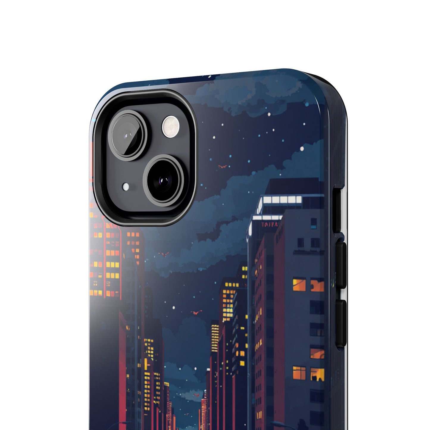 Urban Nightlife Tough Phone Case - Durable & Stylish Protection