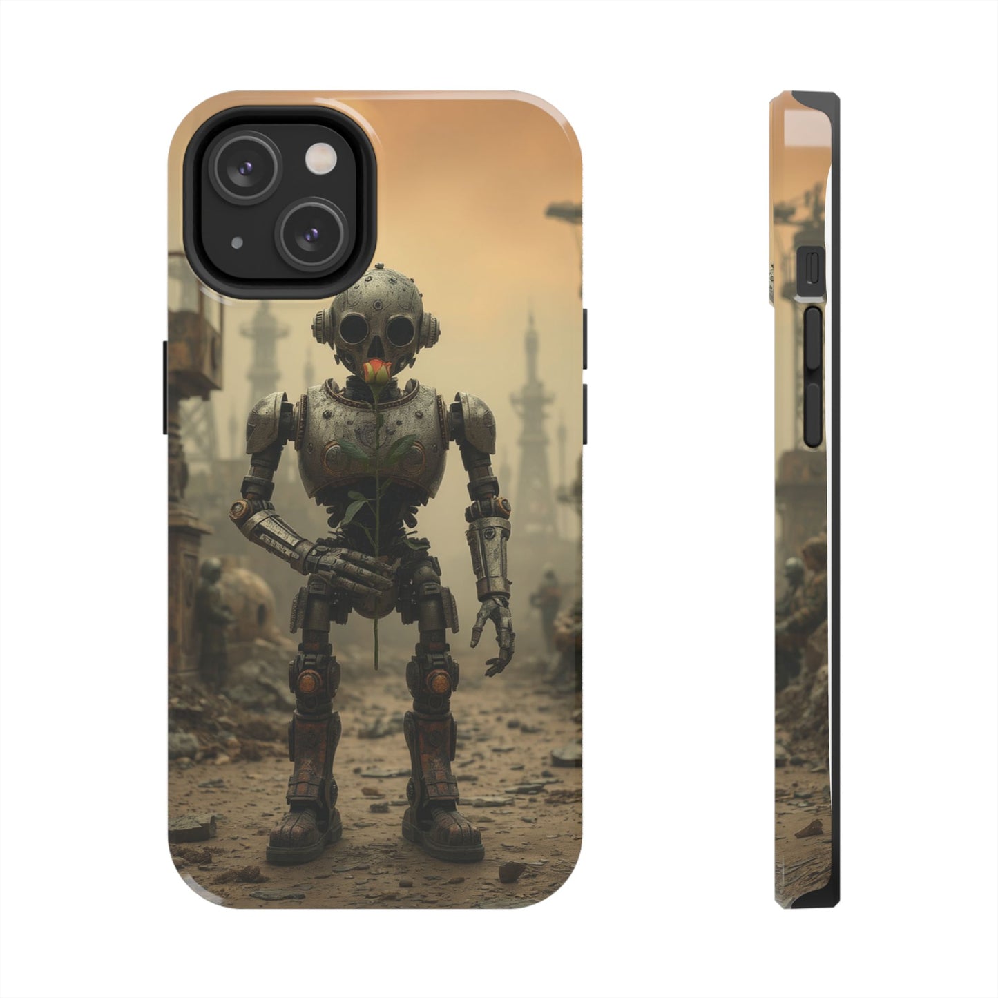 Robotic Sentinel Tough Phone Case - Durable Protector for Sci-Fi Lovers