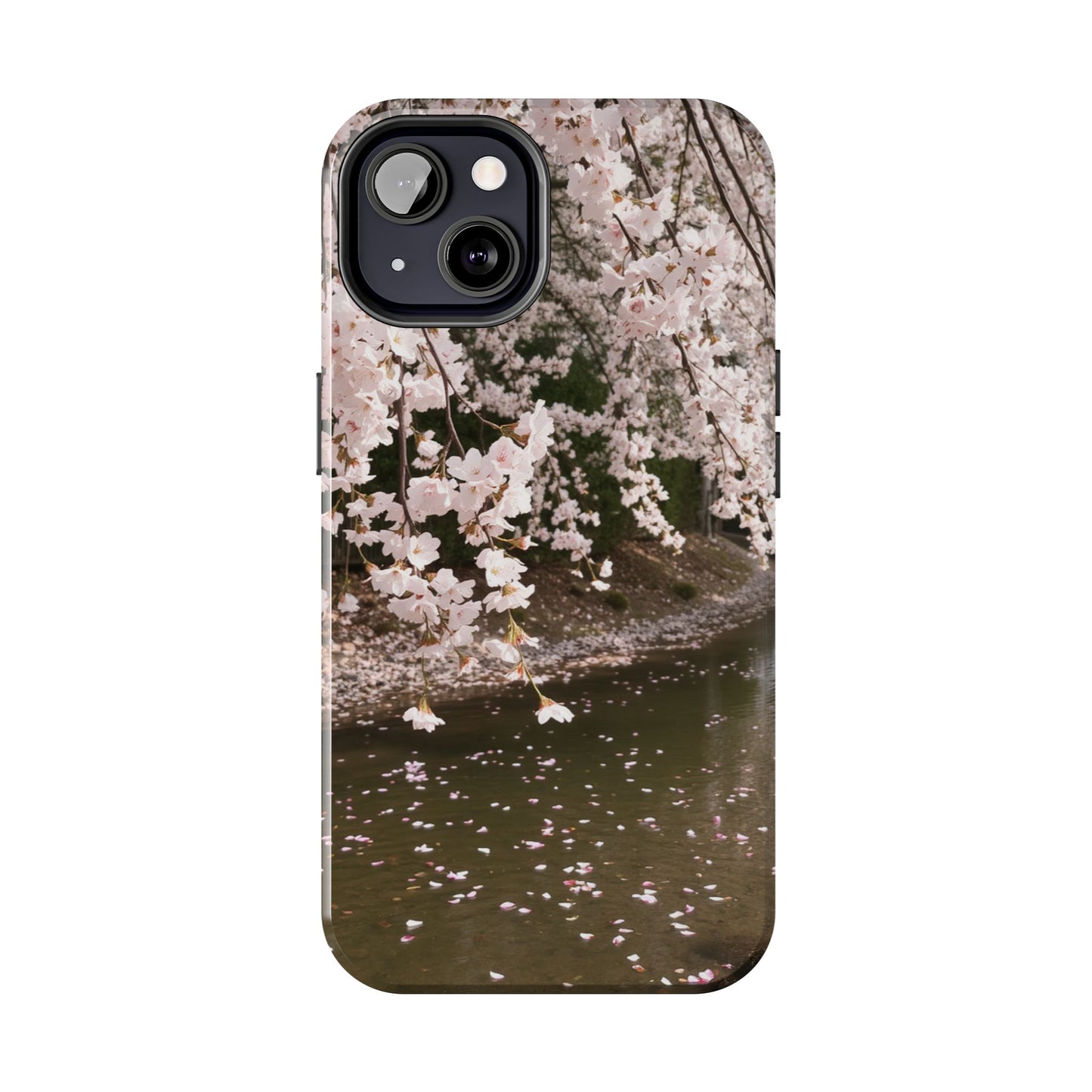Cherry Blossom Tough Phone Cases - Durable Protection with Floral Serenity