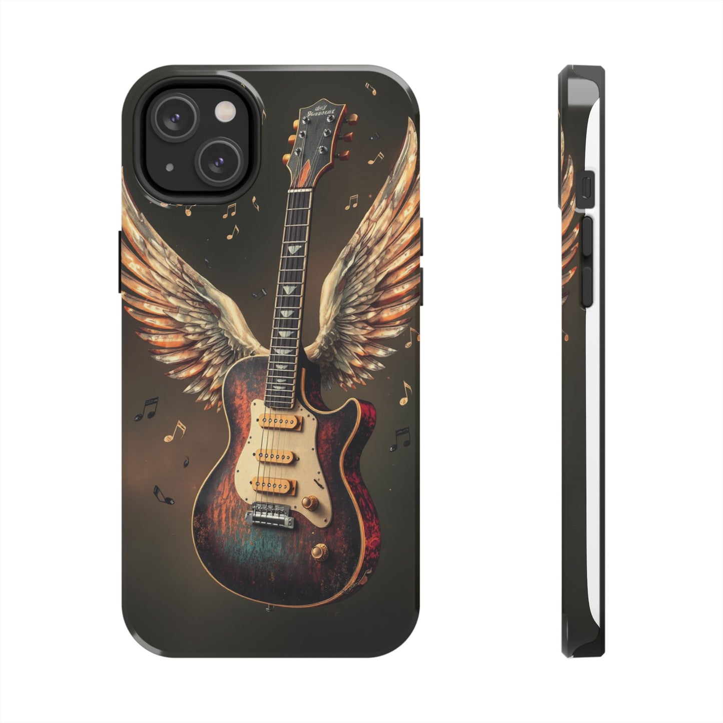 Inspirational Guitar Wing Phone Case - Tough Protection for Music Lovers
