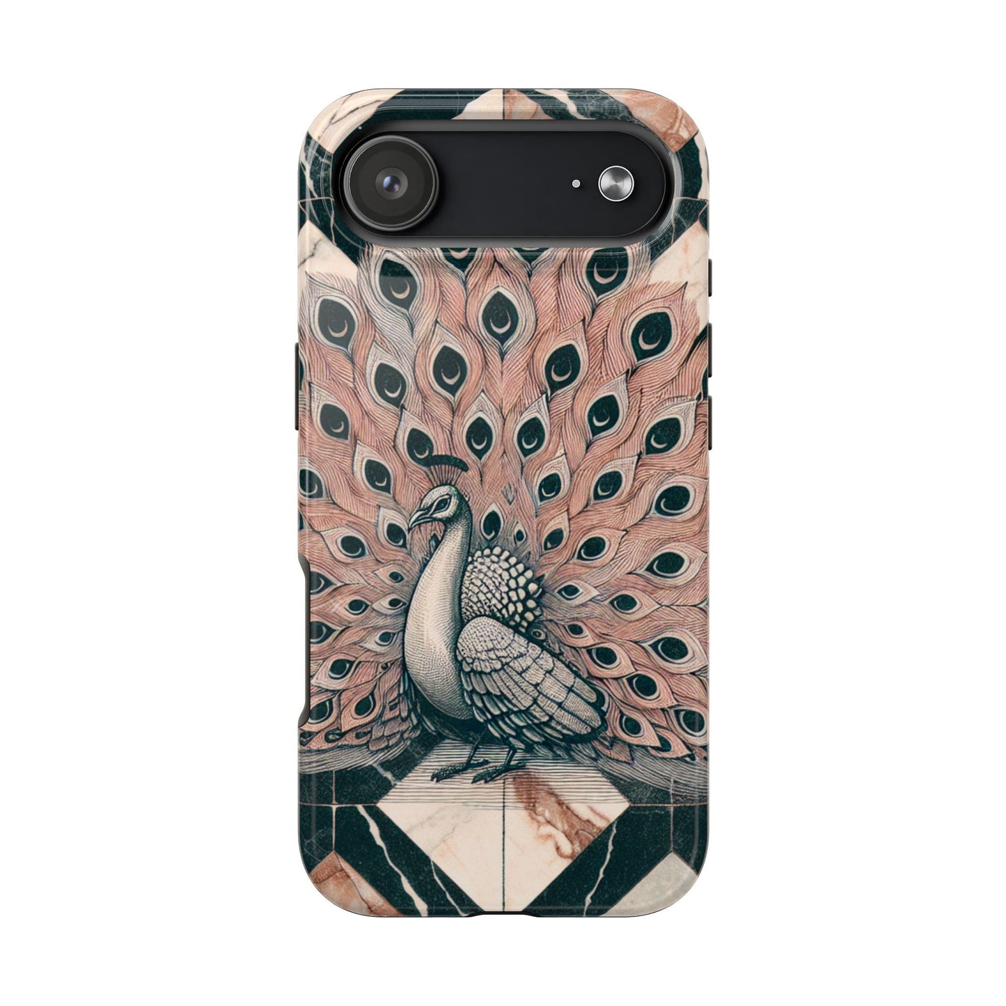 Peacock Tough Phone Case | Stylish & Durable Artwork - for iPhone