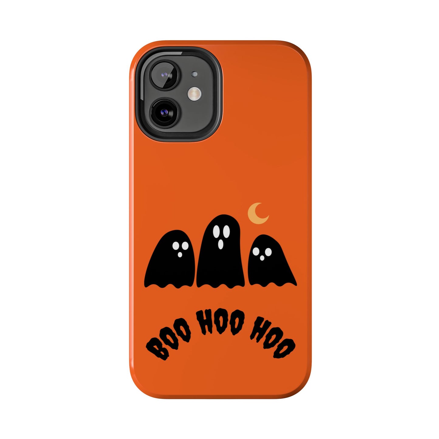 Halloween Ghost Phone Case - Boo Hoo Hoo Design - for iPhone