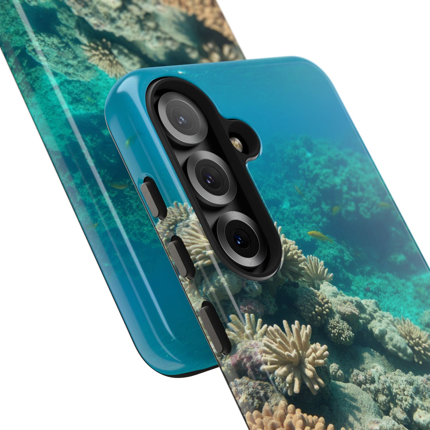 Coral Reef Tough Phone Case - Ocean Vibes Protection for Adventure Lovers