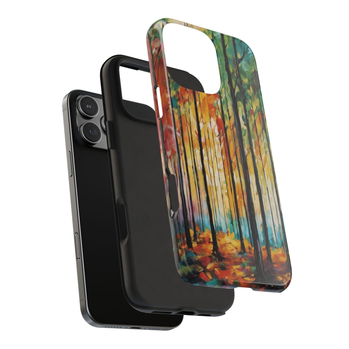 Autumn Forest Tough Phone Case - Colorful Nature Design - for iPhone
