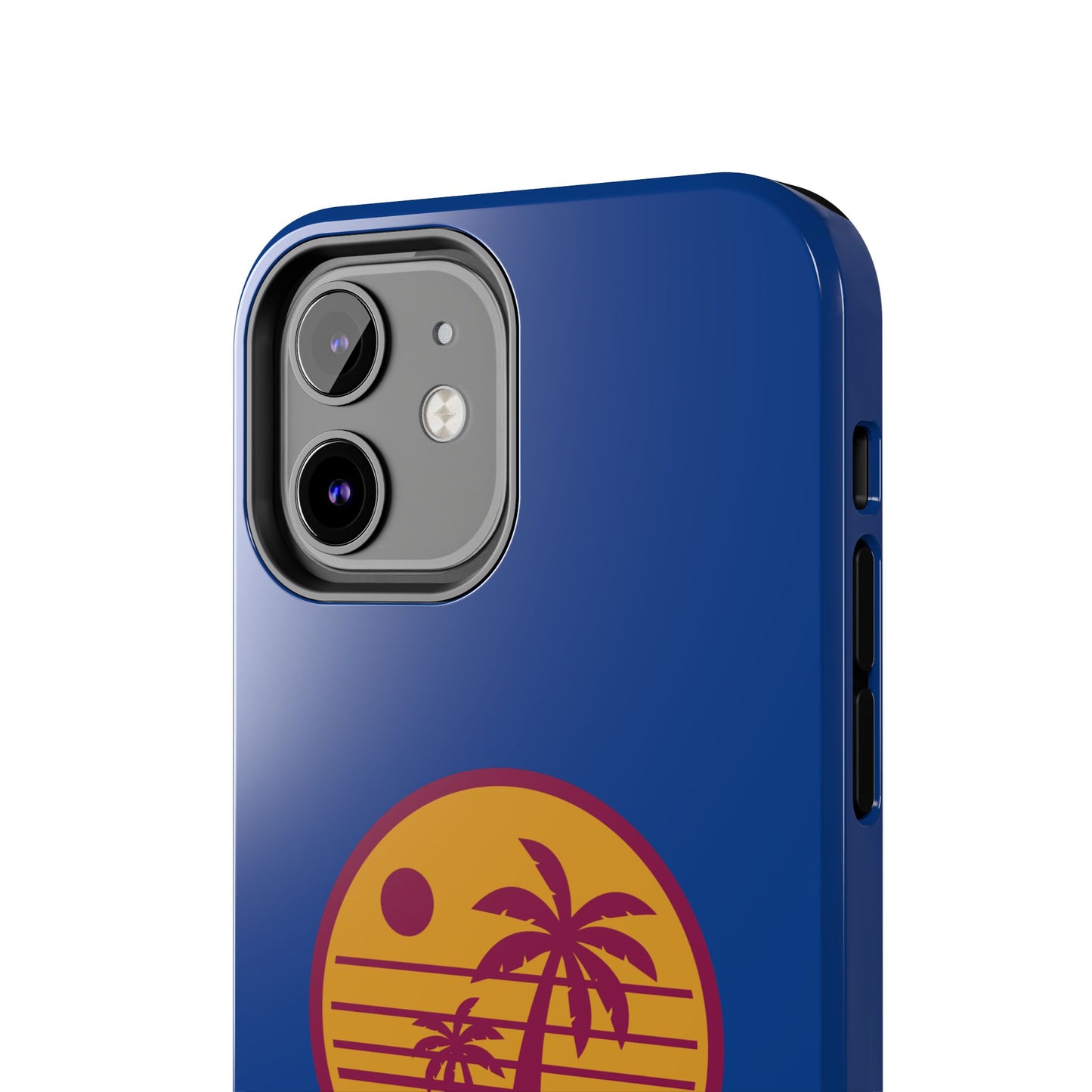 Retro Sunset Tough Phone Case - Vibrant Beach Vibes for Summer Adventures - for iPhone
