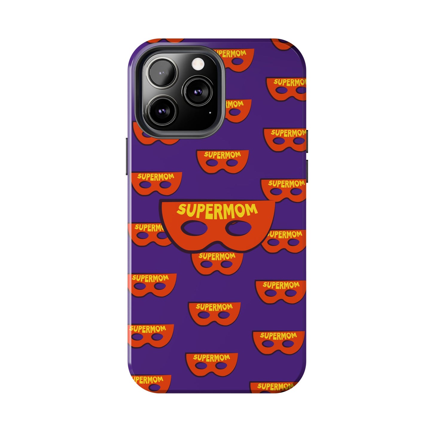 Supermom Tough Phone Case - Durable Protection with Fun Design - for iPhone