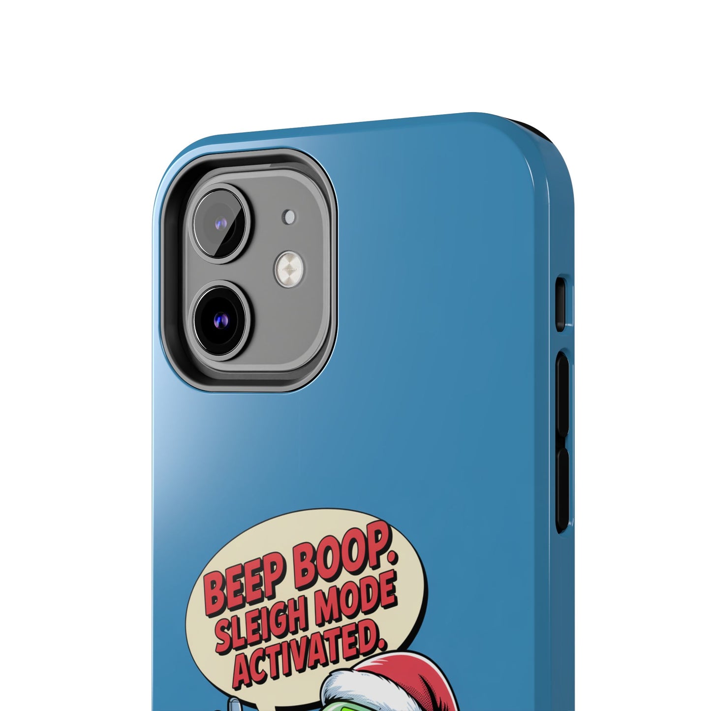 Funny Robot Holiday Phone Case - Beep Boop Sleigh Mode Activated
