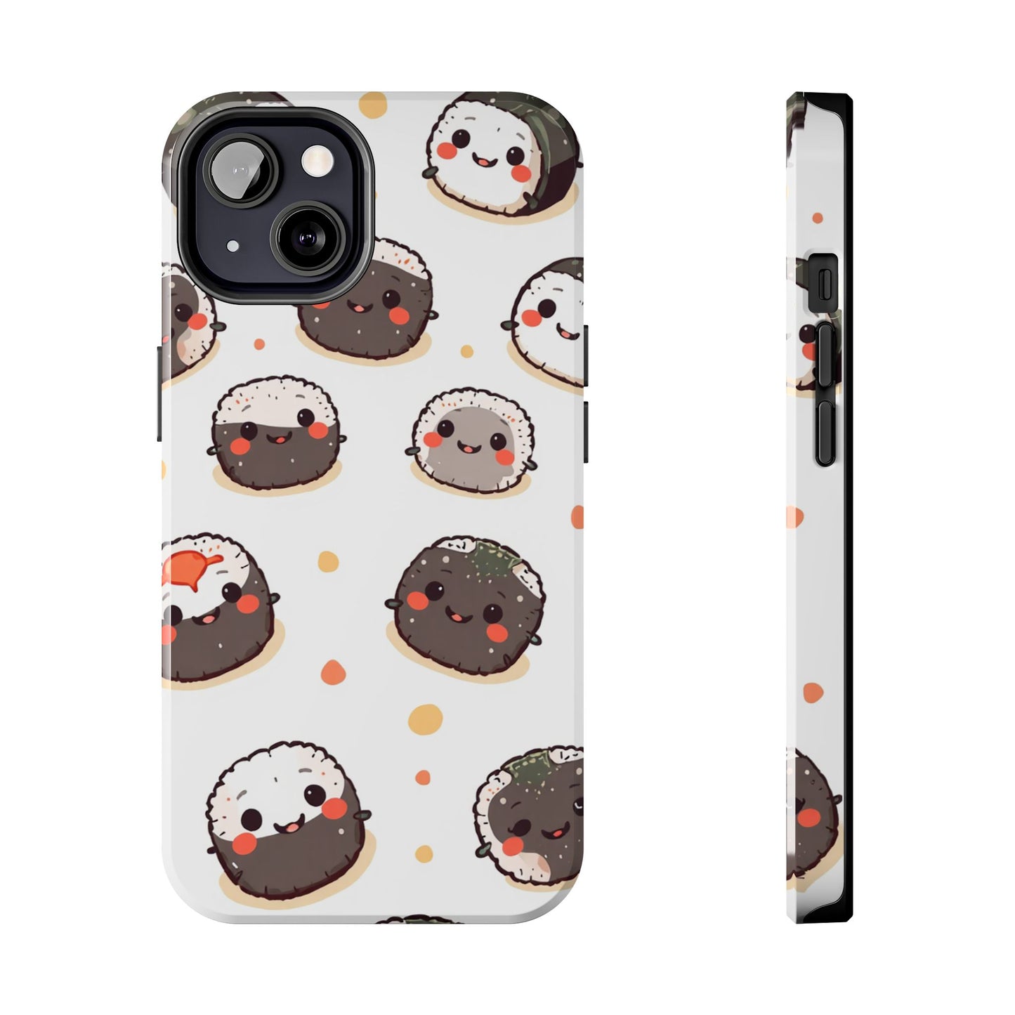 Cute Sushi Tough Phone Case - Kawaii Design for Food Lovers