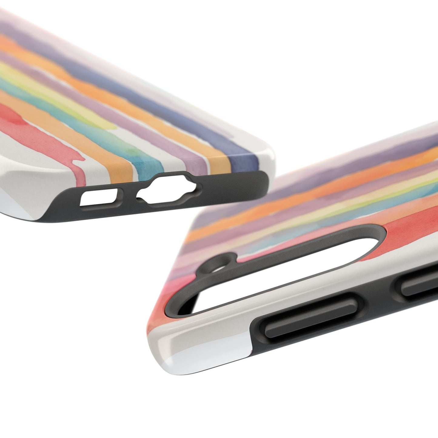 Colorful Watercolor Tough Phone Case - Stylish and Durable Cover for Creative Souls