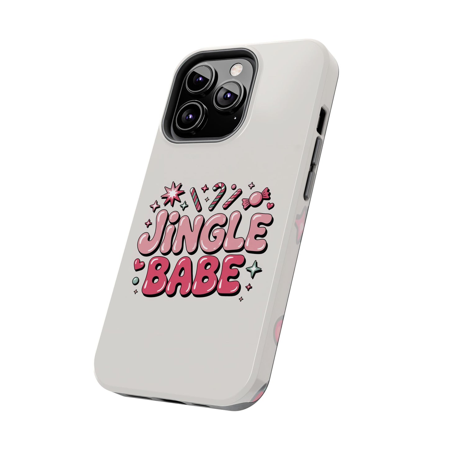 Jingle Babe Tough Phone Case - Festive Holiday Protection for Your iPhone
