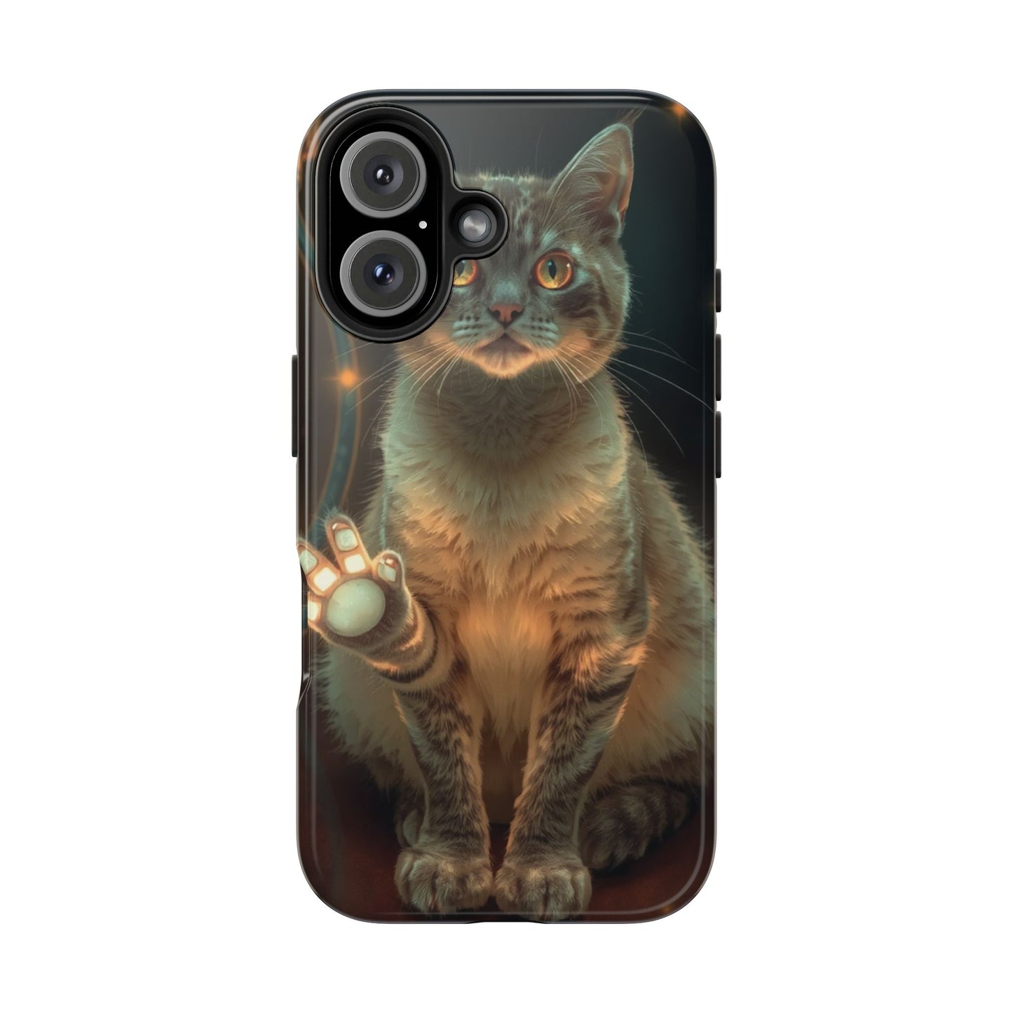 Whimsical Cat Phone Case | Tough Phone Cases for Cat Lovers, Pet Accessories, Gift for Cat Owners, Cute Phone Cover, Personalized Tech