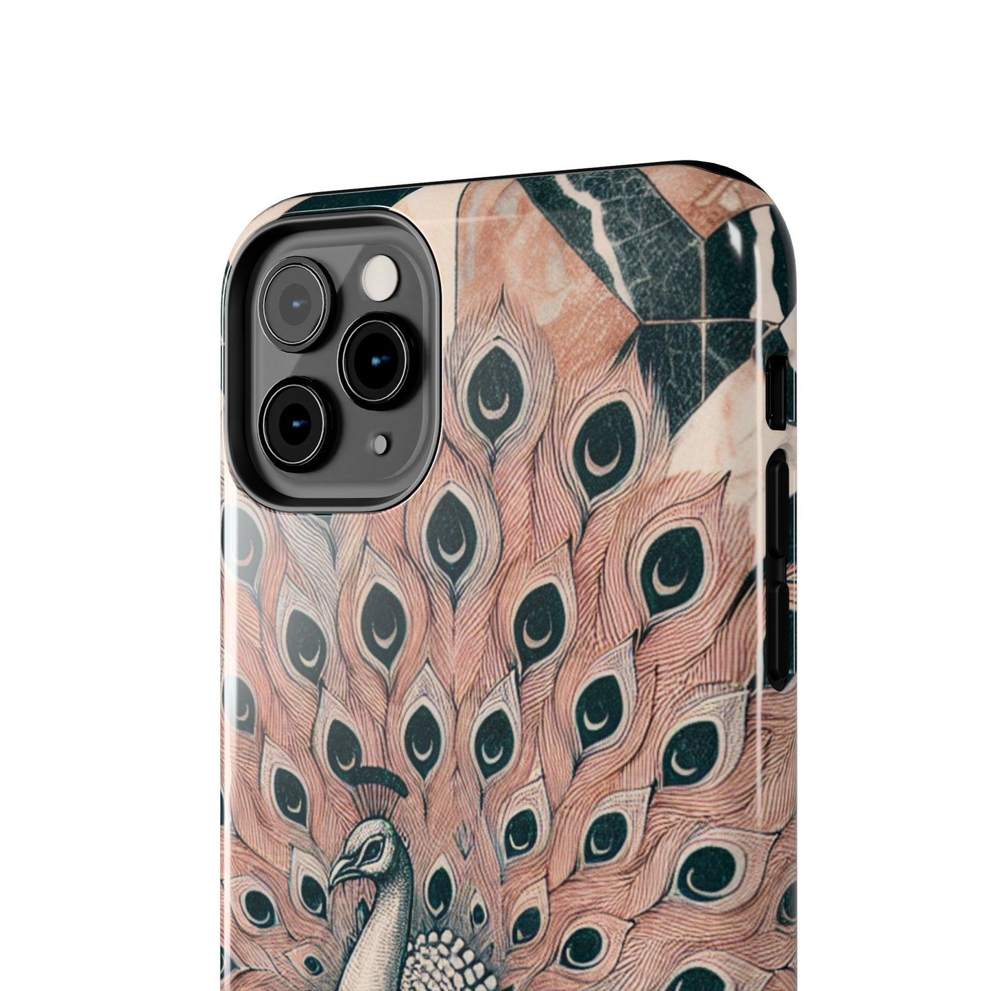 Peacock Tough Phone Case | Stylish & Durable Artwork - for iPhone