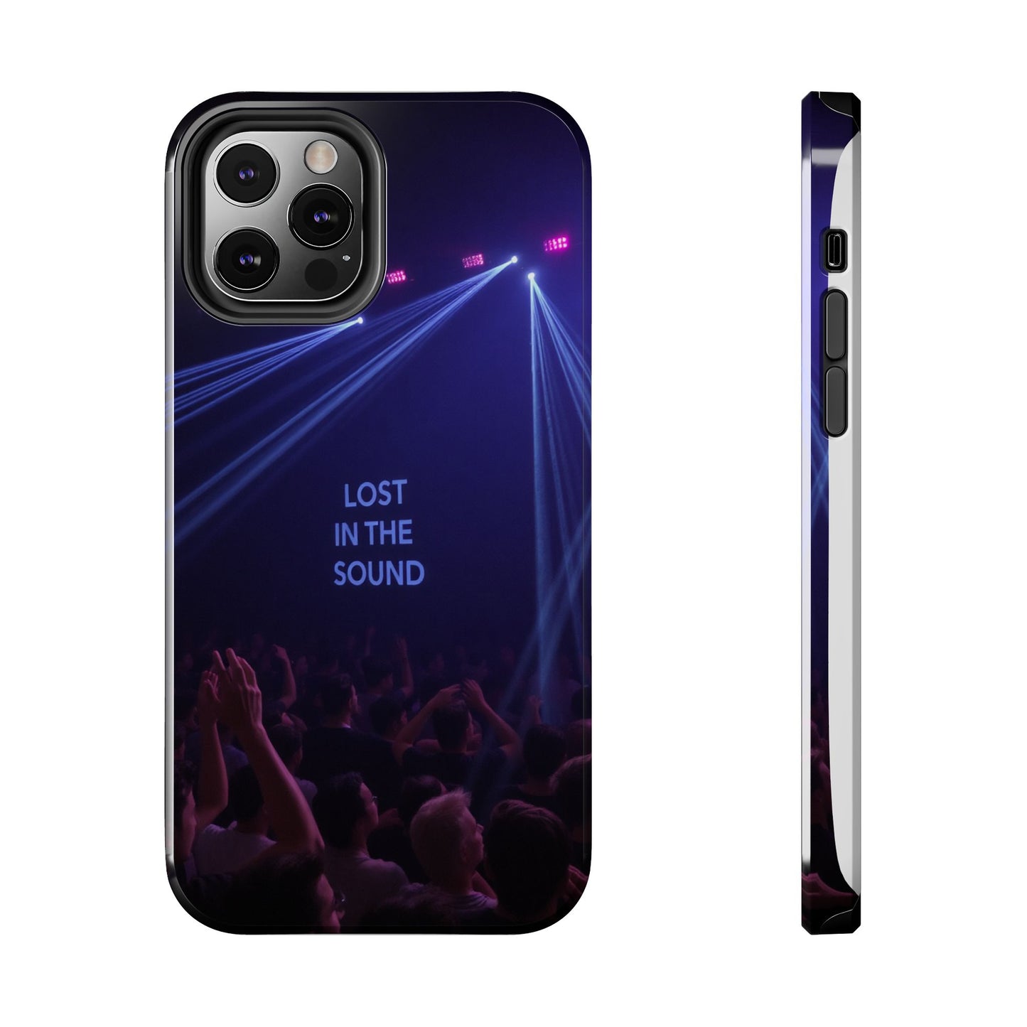 Vibrant Tough Phone Case - 'Lost in the Sound' Design for Music Lovers