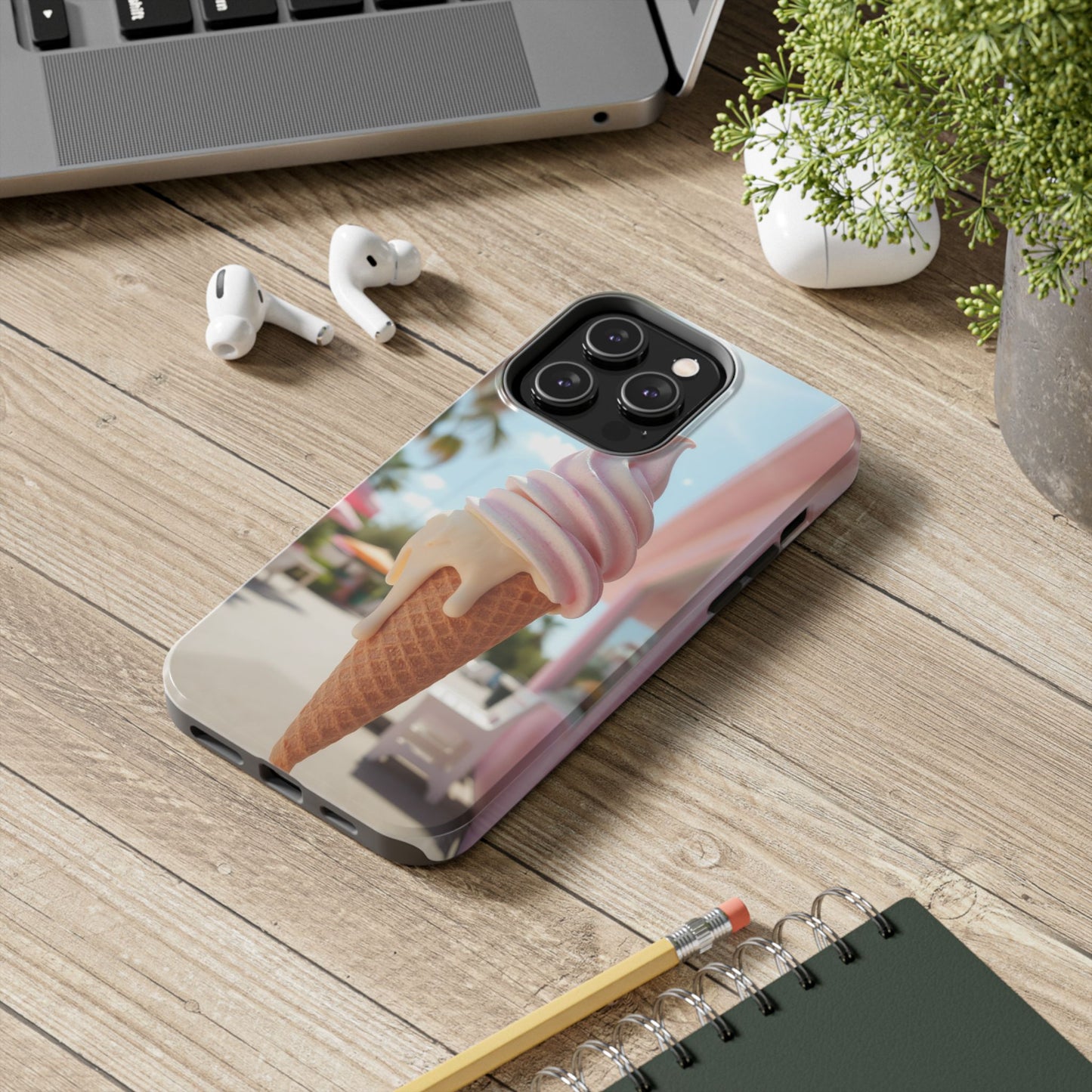 Ice Cream Cone Phone Case – Tough and Stylish Protection