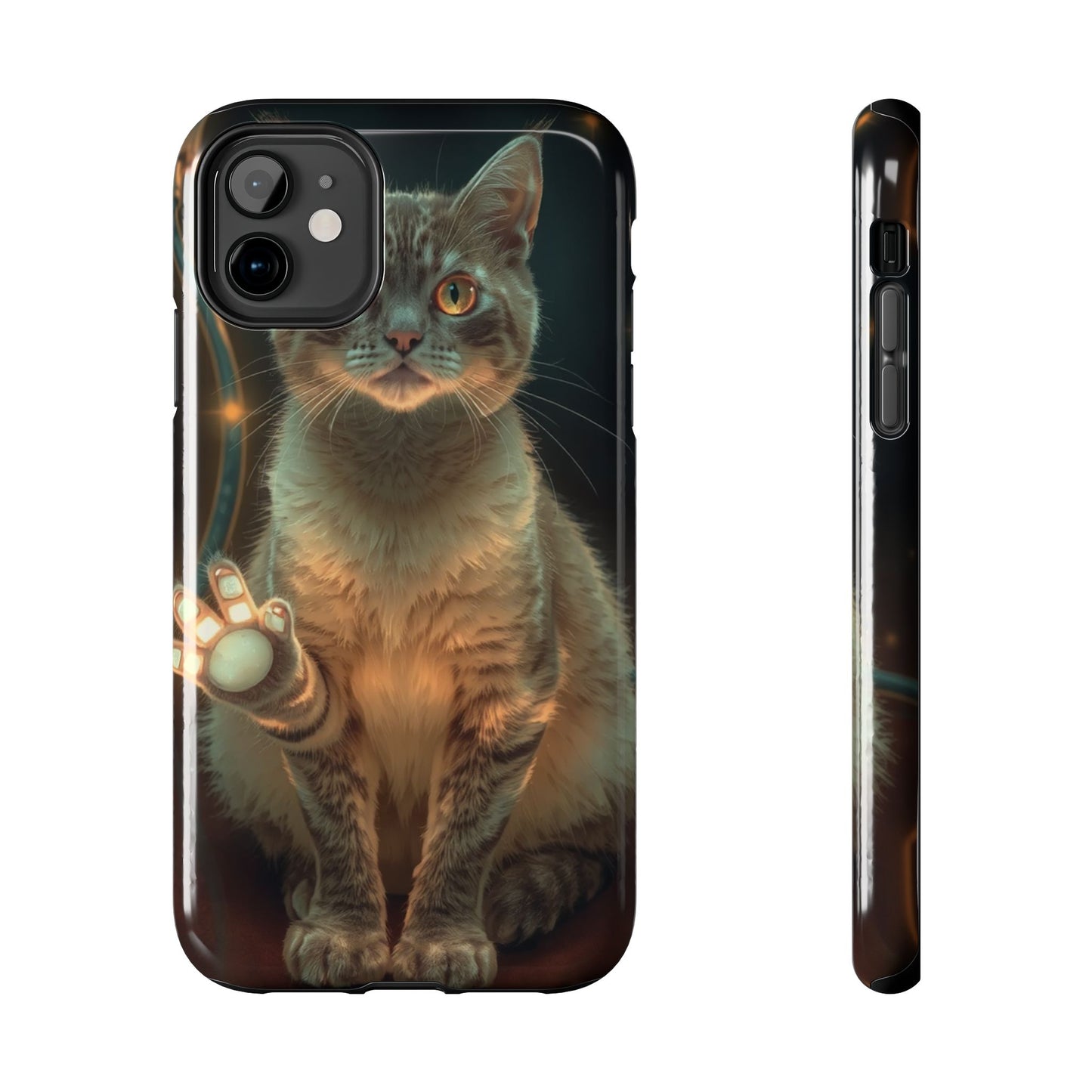 Whimsical Cat Phone Case | Tough Phone Cases for Cat Lovers, Pet Accessories, Gift for Cat Owners, Cute Phone Cover, Personalized Tech