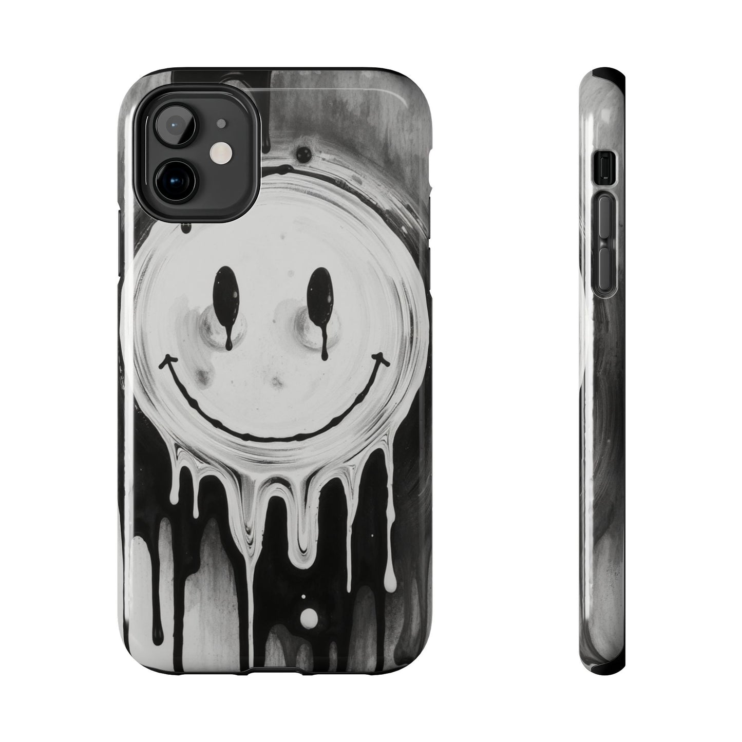 Dripping Smiley Tough Phone Case - Stylish & Durable Protection
