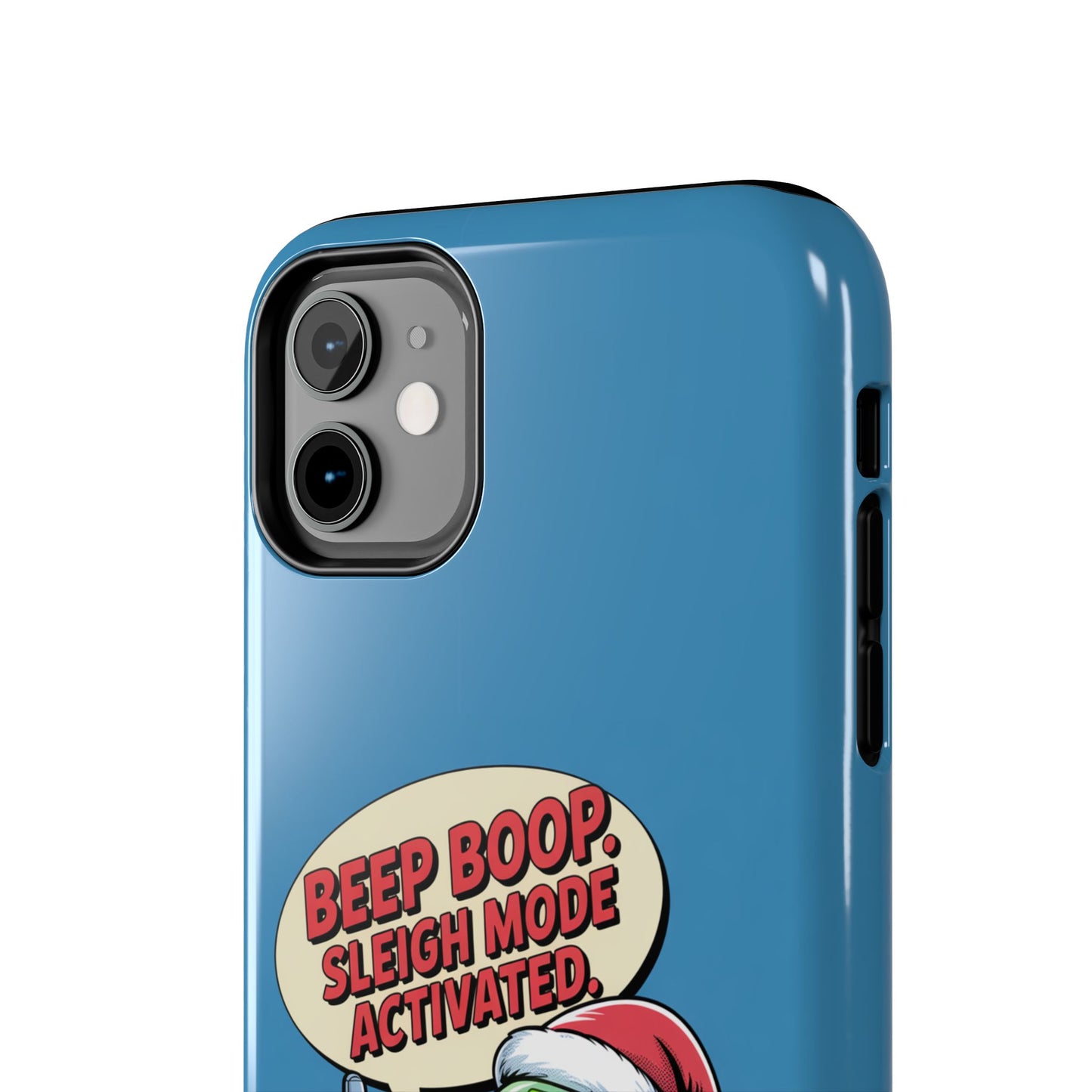 Funny Robot Holiday Phone Case - Beep Boop Sleigh Mode Activated