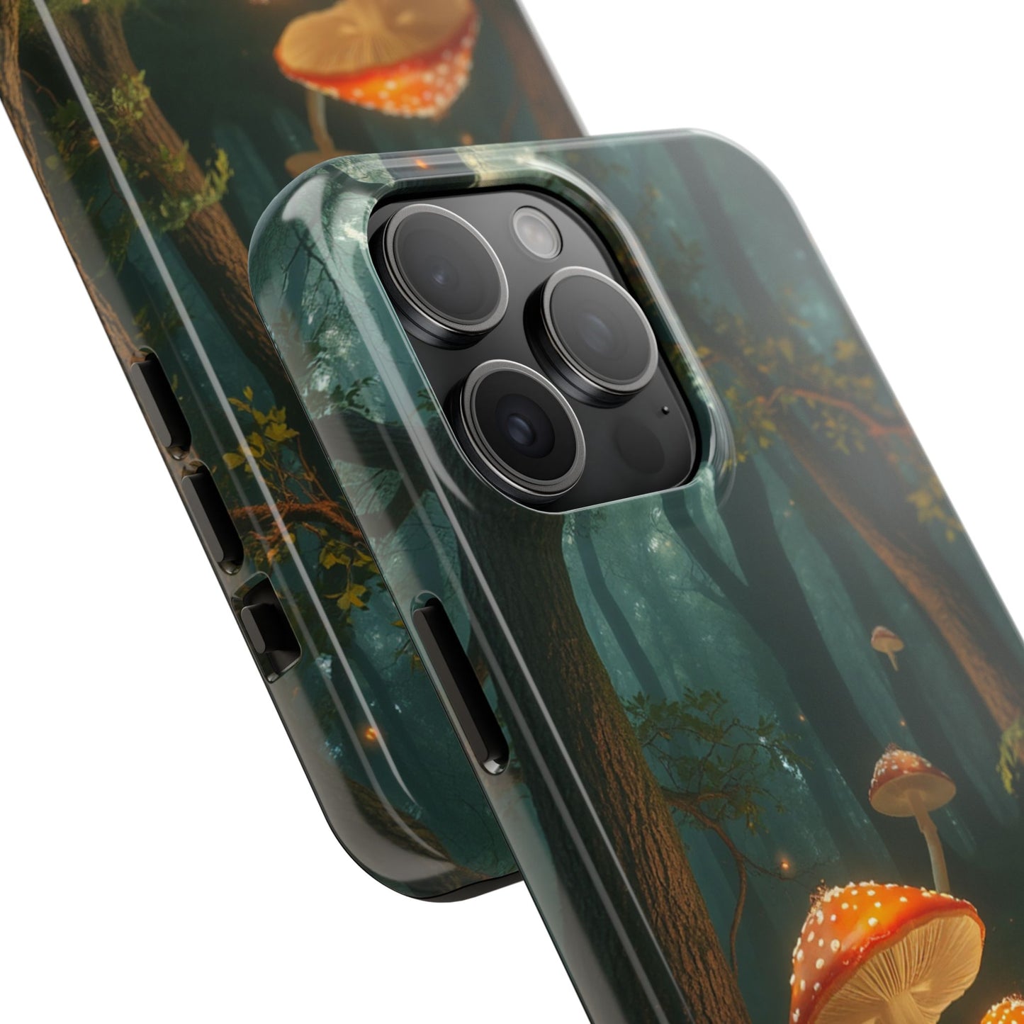Whimsical Mushroom Tough Phone Case - Forest Fantasy Design