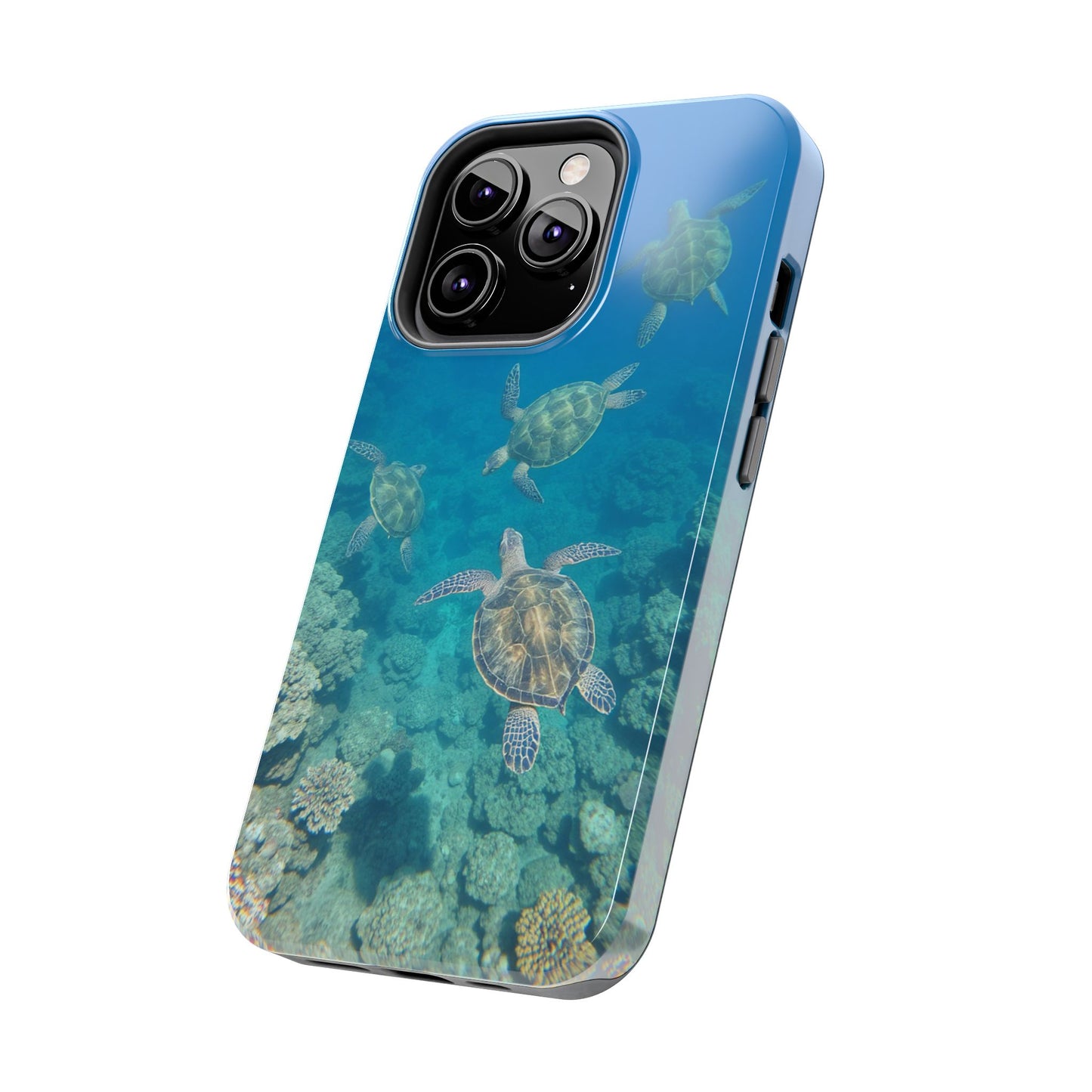 Ocean Turtle Tough Phone Cases - Durable Protection with Marine Art