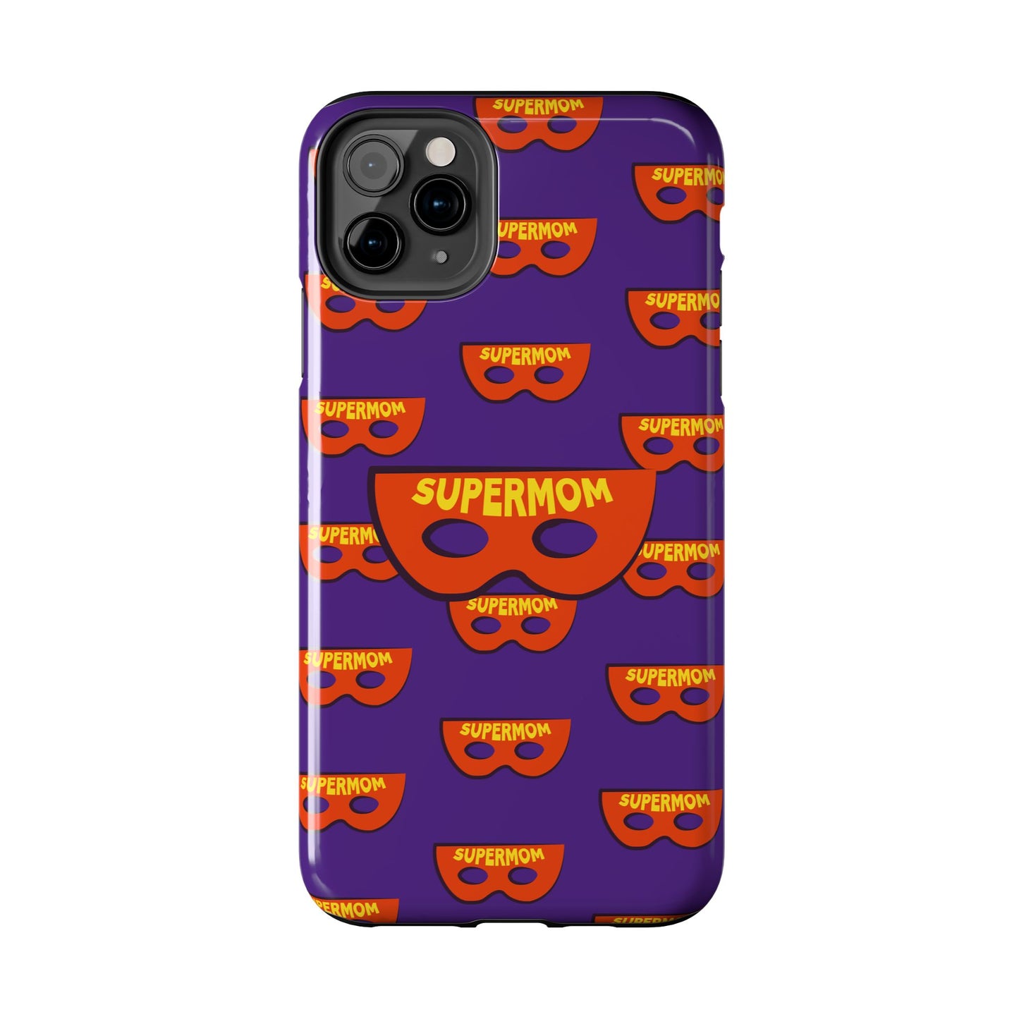 Supermom Tough Phone Case - Durable Protection with Fun Design - for iPhone