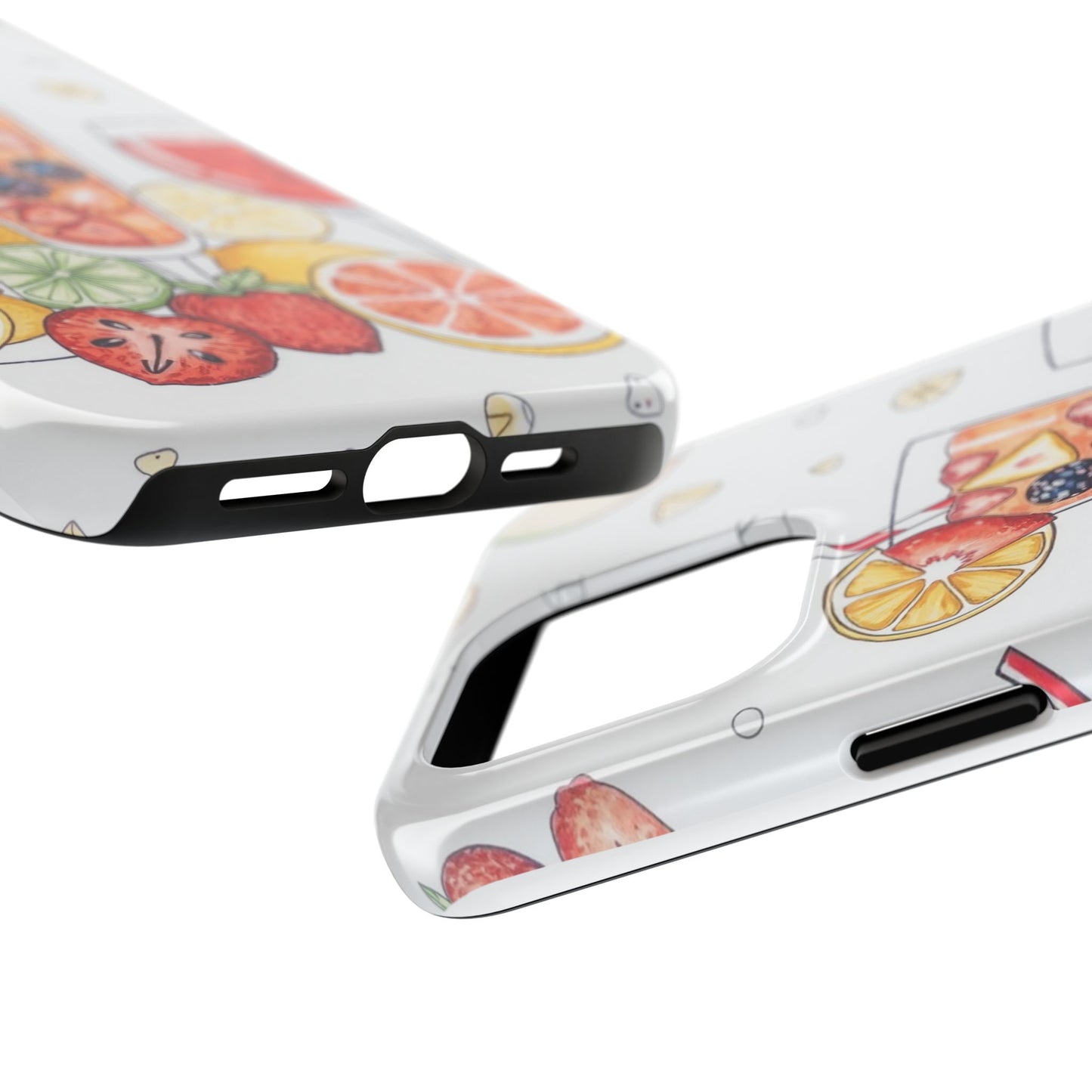 Colorful Fruit Cocktail Tough Phone Case - Perfect for Summer Vibes