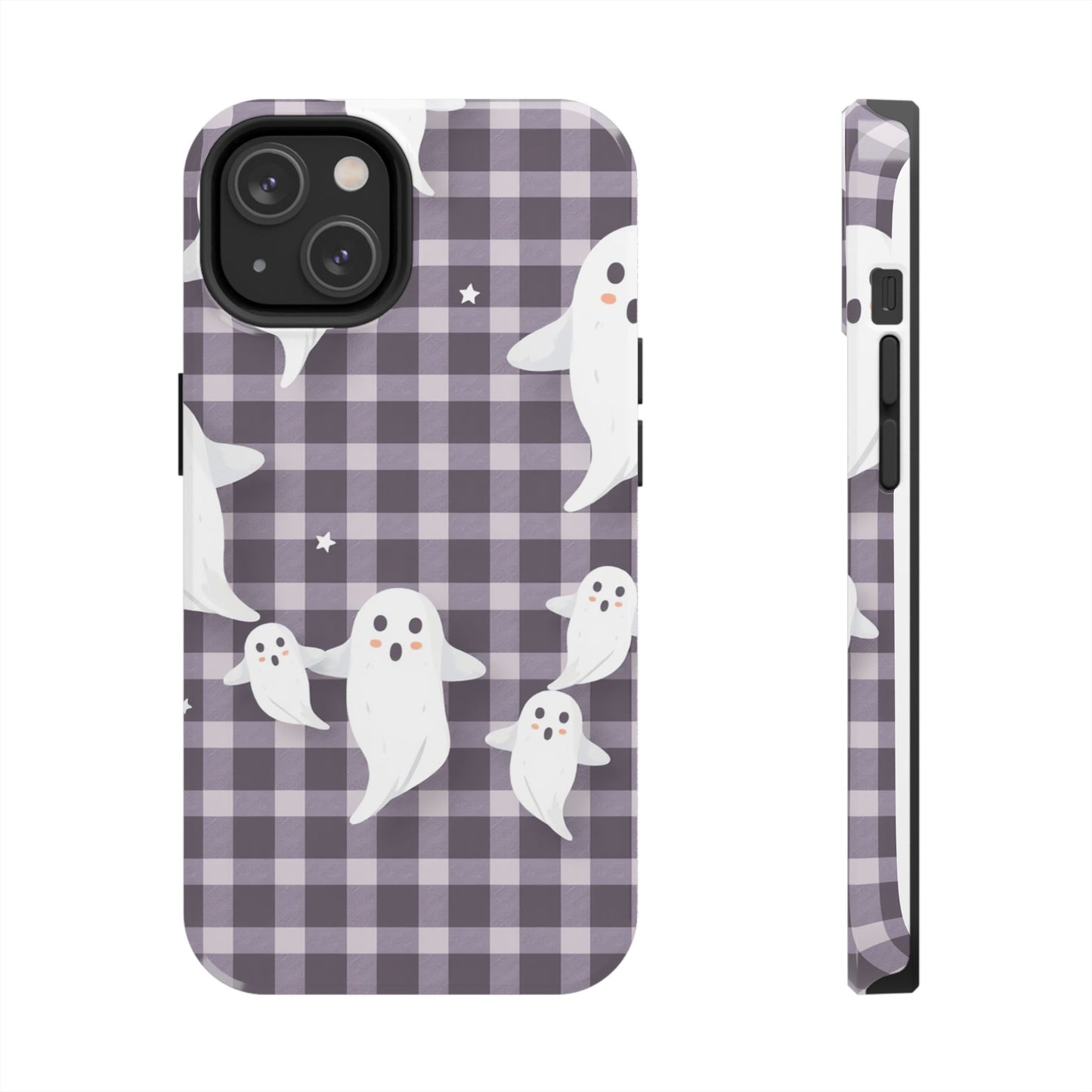 Cute Ghosts Tough Phone Case - Whimsical Halloween Design for Spooky Vibes