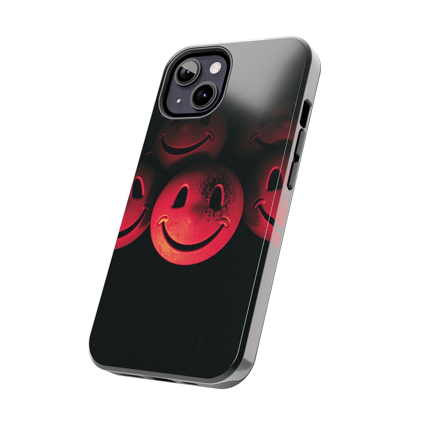Smiley Face Tough Phone Case - Durable Protection with Fun Design
