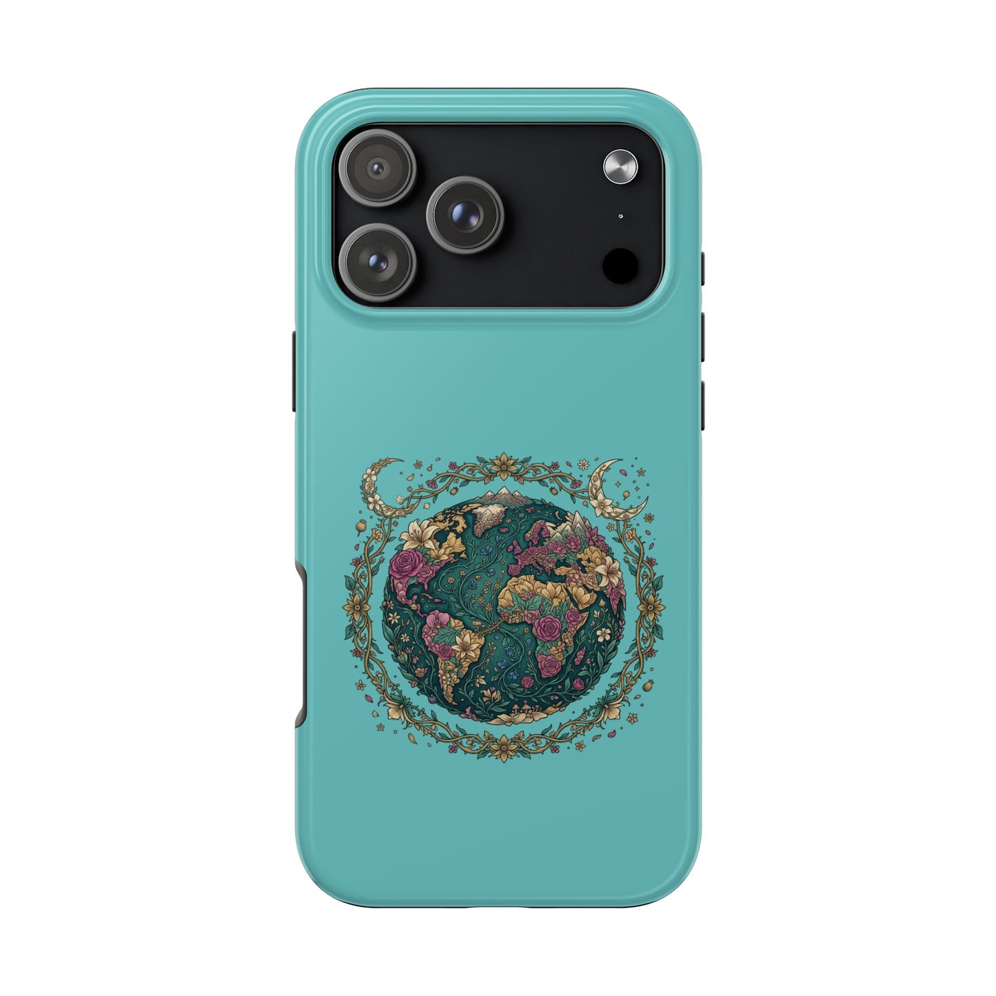 Mystical Floral Planet Phone Case — Tough Protective Phone Case