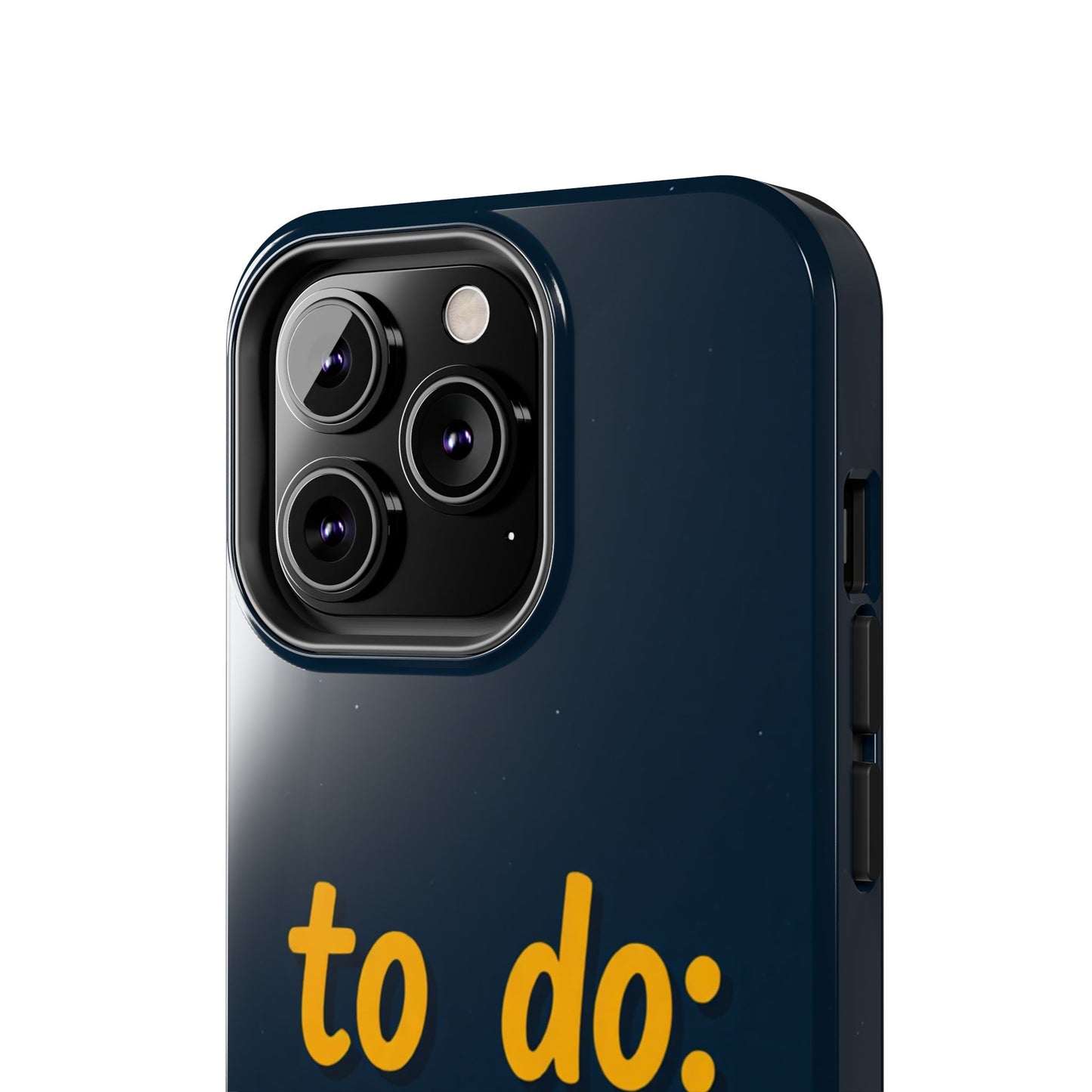 Funny Tough Phone Case - To Do: Nothing | Unique Gift for College Students, Lazy Days, Relaxation Motivation, Minimalist Phone Cover