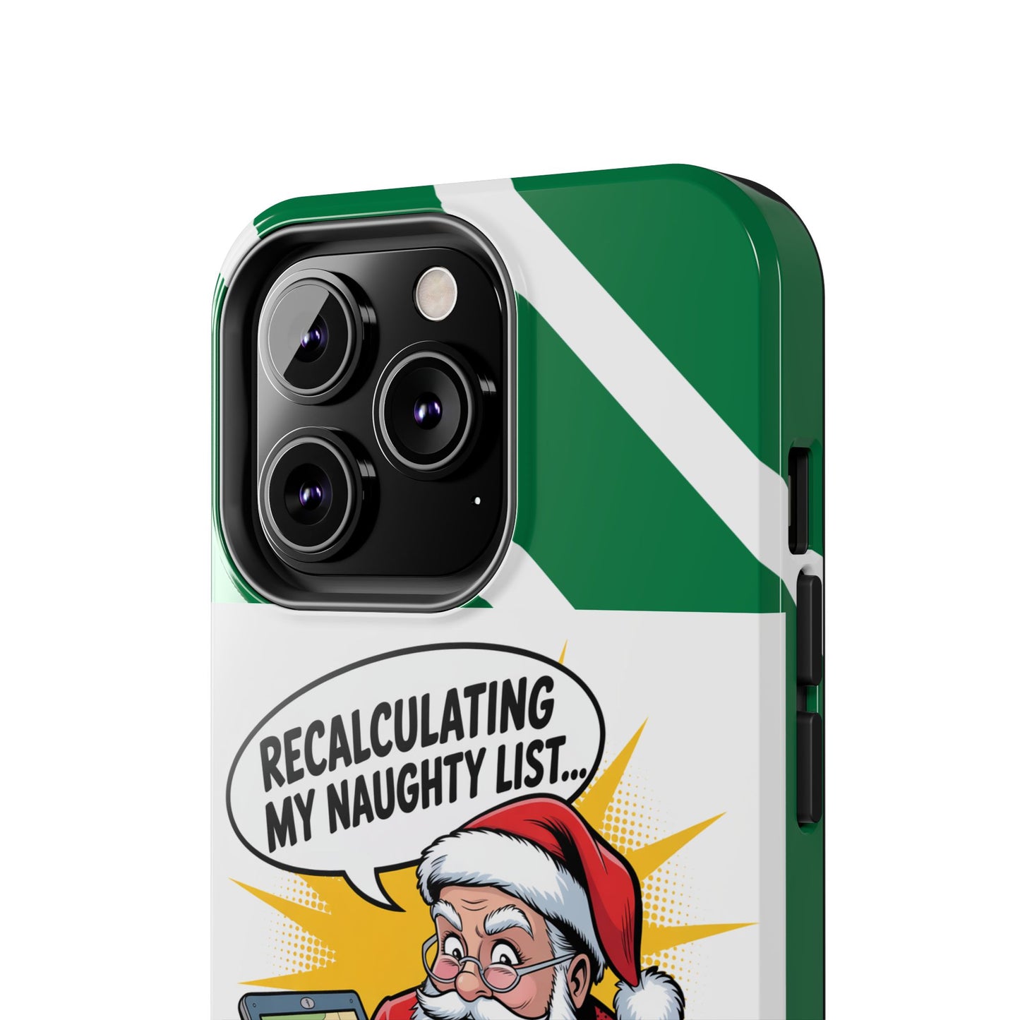 Santa Naughty List Phone Case - Tough & Fun Holiday Protection